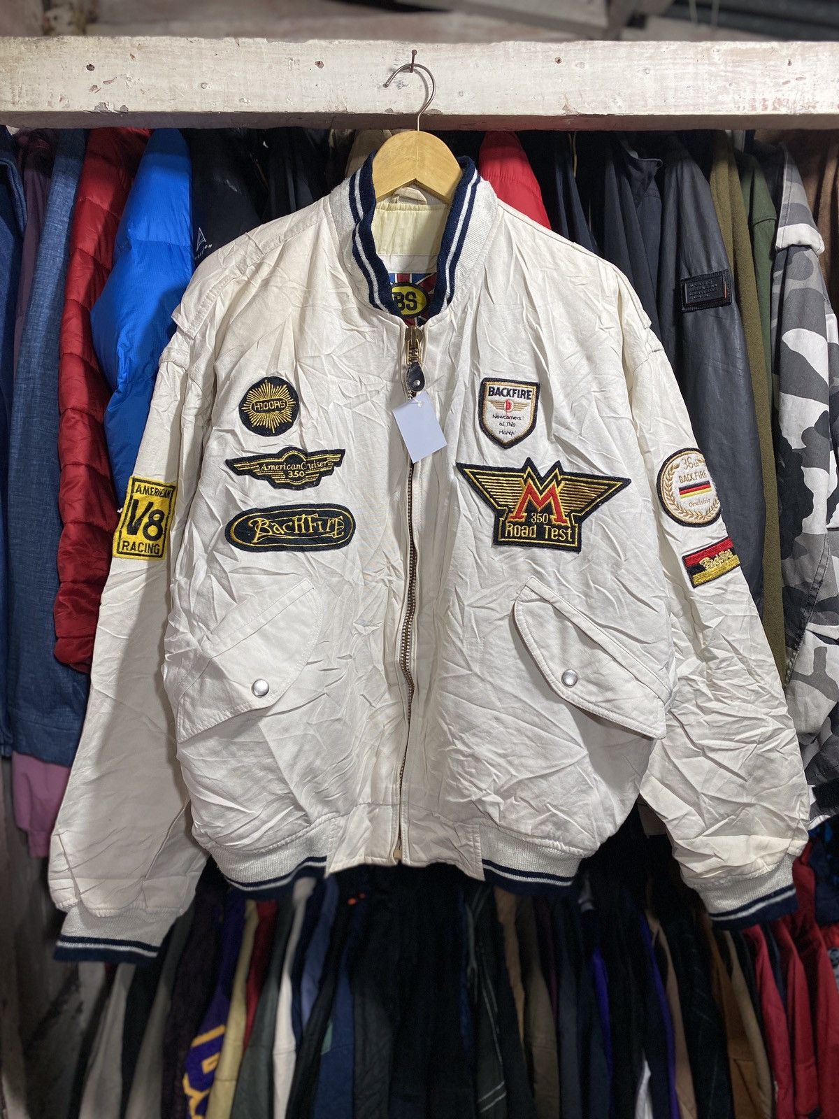 Vintage Vintage backfireteam American racing Jacket Size US L / EU 52-54 / 3 - 2 Thumbnail