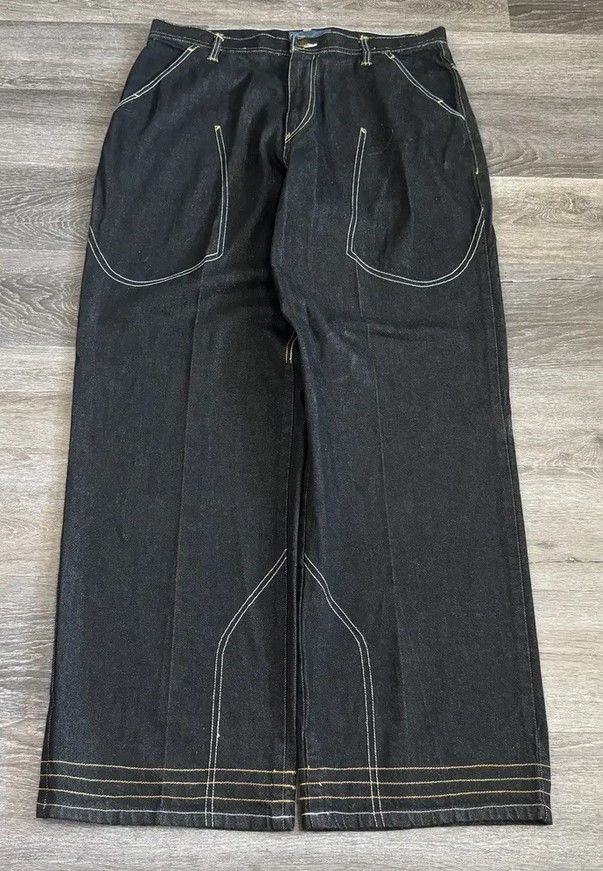 Vintage Crazy Vintage y2k Exsta baggy wide leg unique jeans Size US 36 / EU 52 - 1 Preview