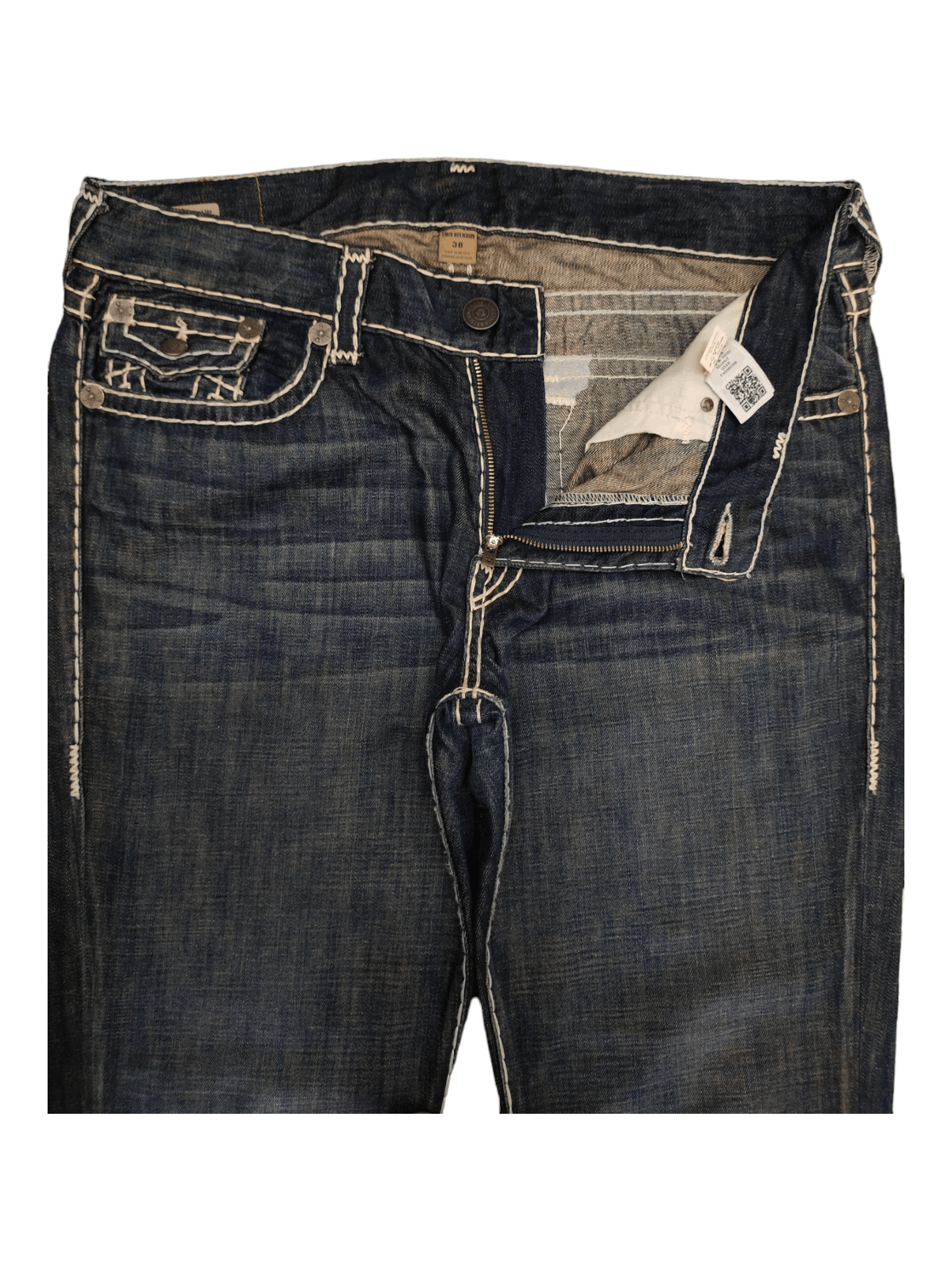True Religion Vintage Y2k True Religion Big Stitch Denim Pants Streetwear Size US 38 / EU 54 - 15 Thumbnail