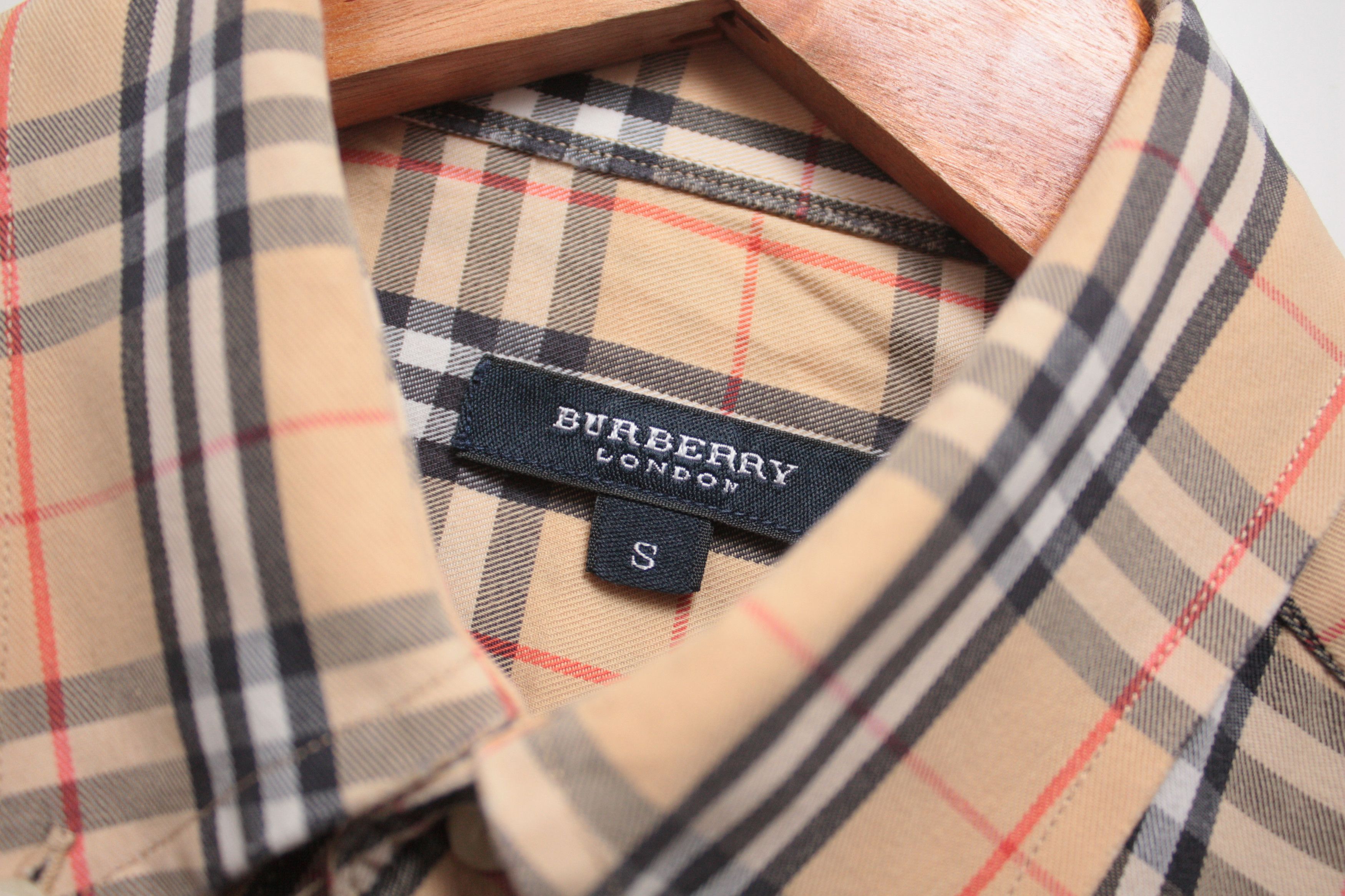 Burberry Burberry Nova Check Beige Longsleeve Shirt Men's S Size US S / EU 44-46 / 1 - 5 Thumbnail