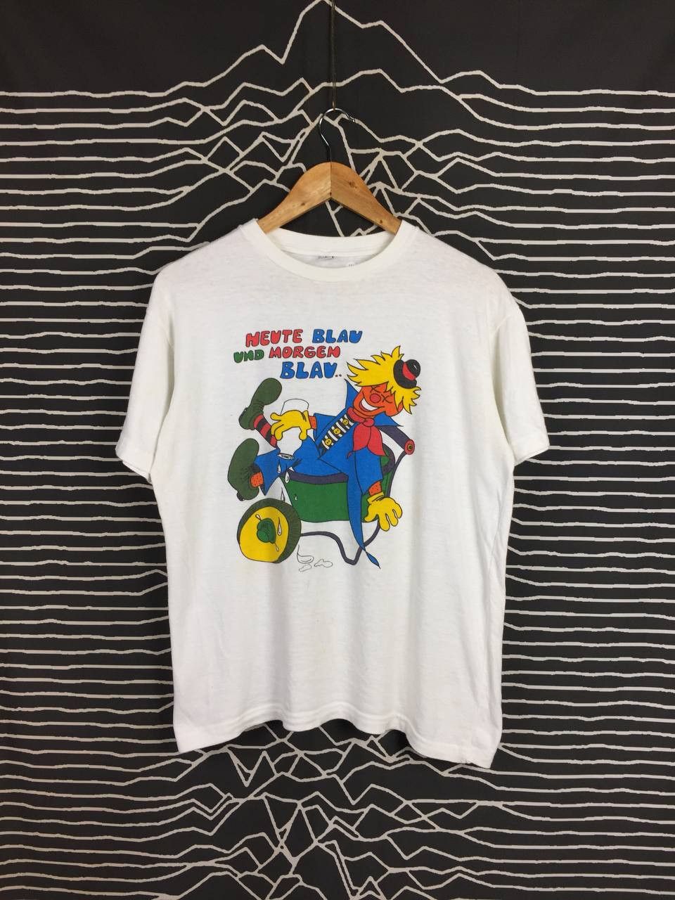 Vintage Vtg German Cartoon Beer Drunk Funny Humor Tee Size US L / EU 52-54 / 3 - 2 Thumbnail