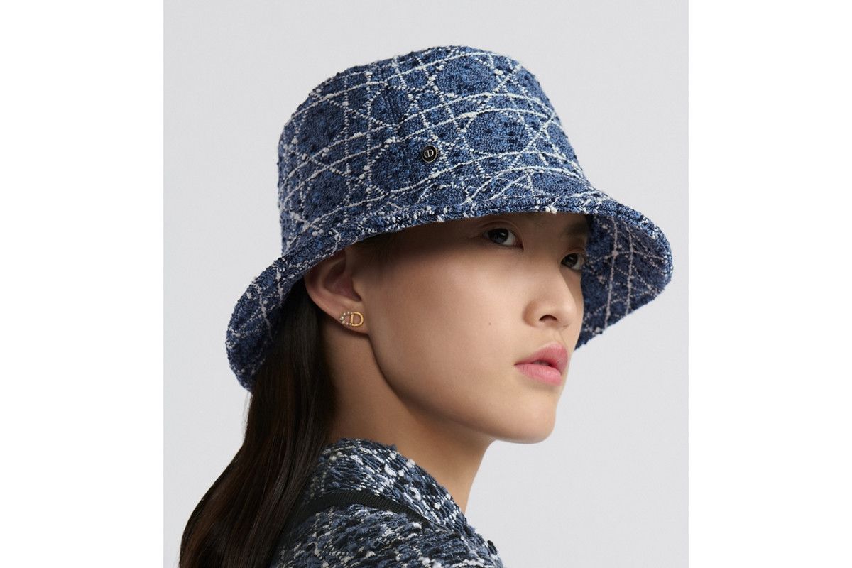 Dior o1w1db10326 Size:OS/Small Brim Bucket Hat in Denim Blue Size ONE SIZE - 5 Thumbnail