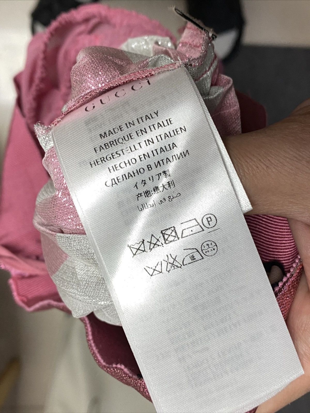 Gucci Gucci Runway Pleated Metallic Skirt In Pink Size 26" / US 2 / IT 38 - 8 Thumbnail