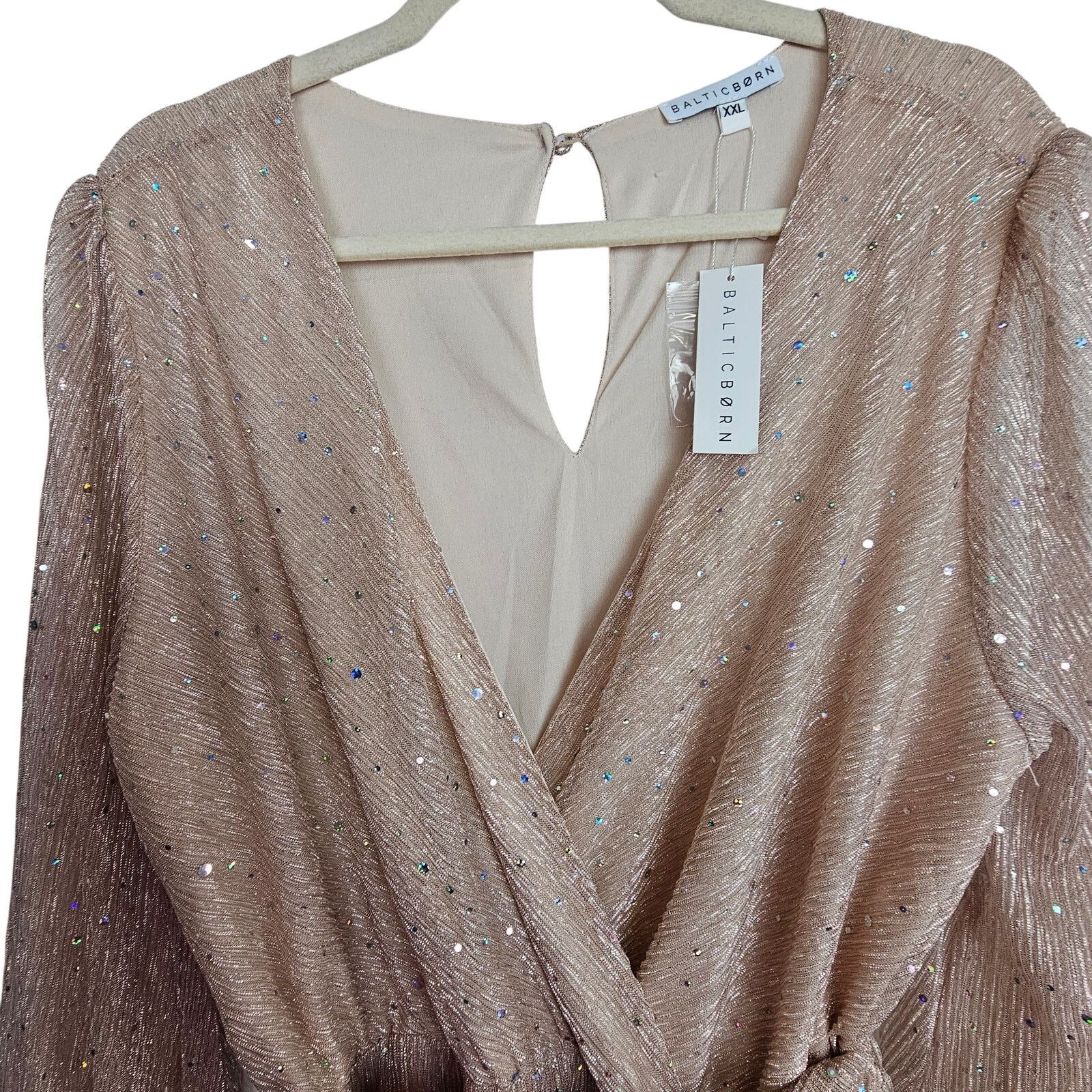 Born Baltic Born Womens Abigail Sequin Bridesmaid Maxi Dress XXL Size XXL / US 16-18 / IT 52-54 - 4 Thumbnail
