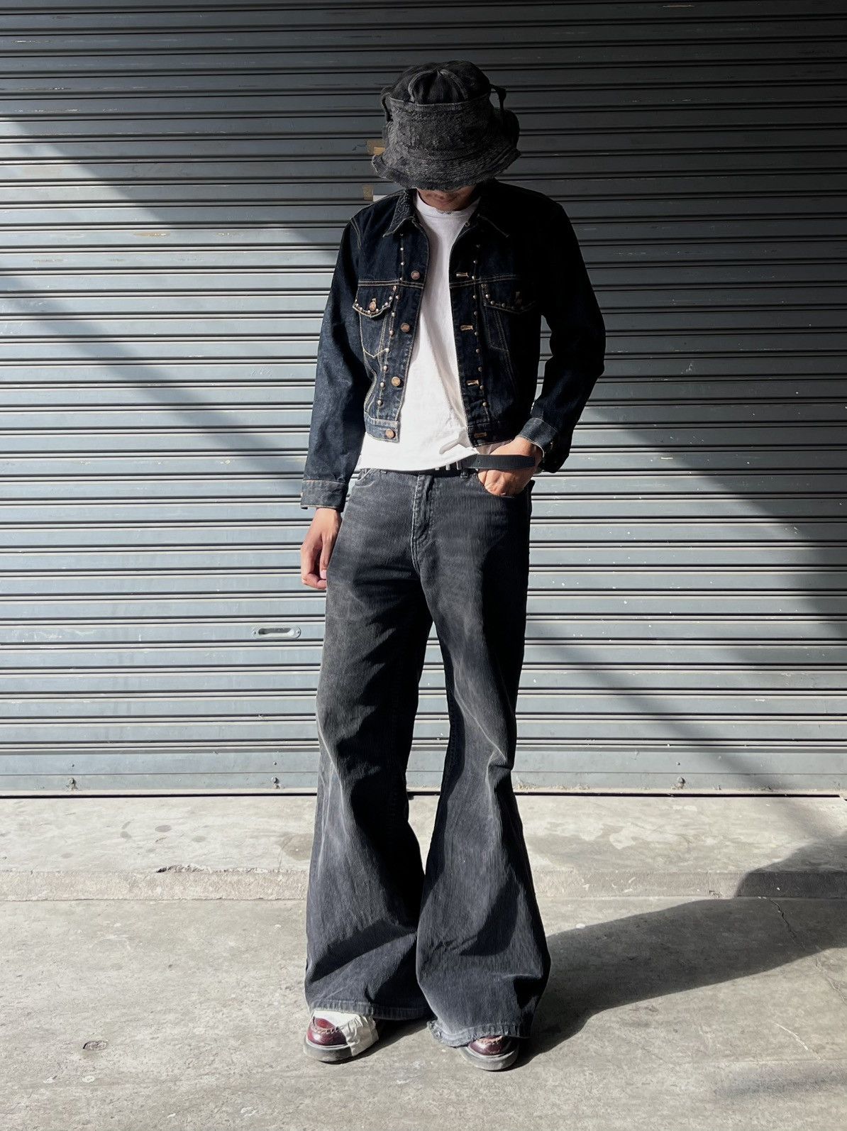Jean Paul Gaultier Rare Vintage Junior Gaultier Jean Paul Studded Denim Jacket Size US XS / EU 42 / 0 - 7 Thumbnail