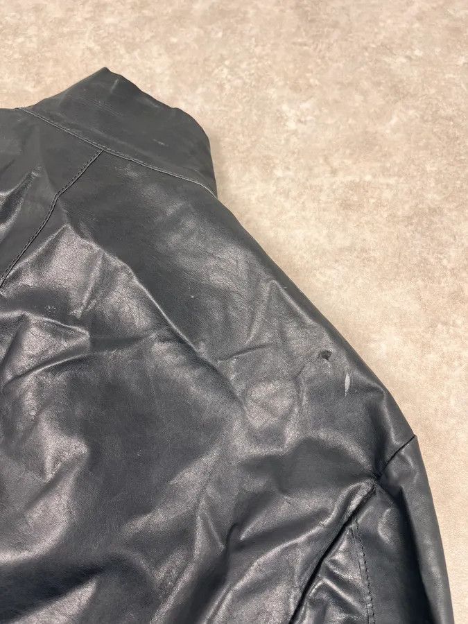 Emporio Armani FW2013 Emporio Armani Pure Grey Leather Jacket Size US M / EU 48-50 / 2 - 8 Thumbnail