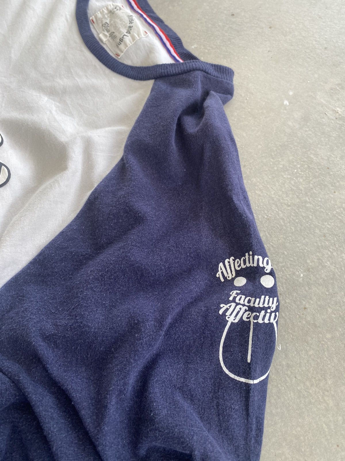 Japanese Brand × Vintage NOISE AND LIGHT BLUE GILL RAGLAN POCKET TEE Size US L / EU 52-54 / 3 - 6 Thumbnail
