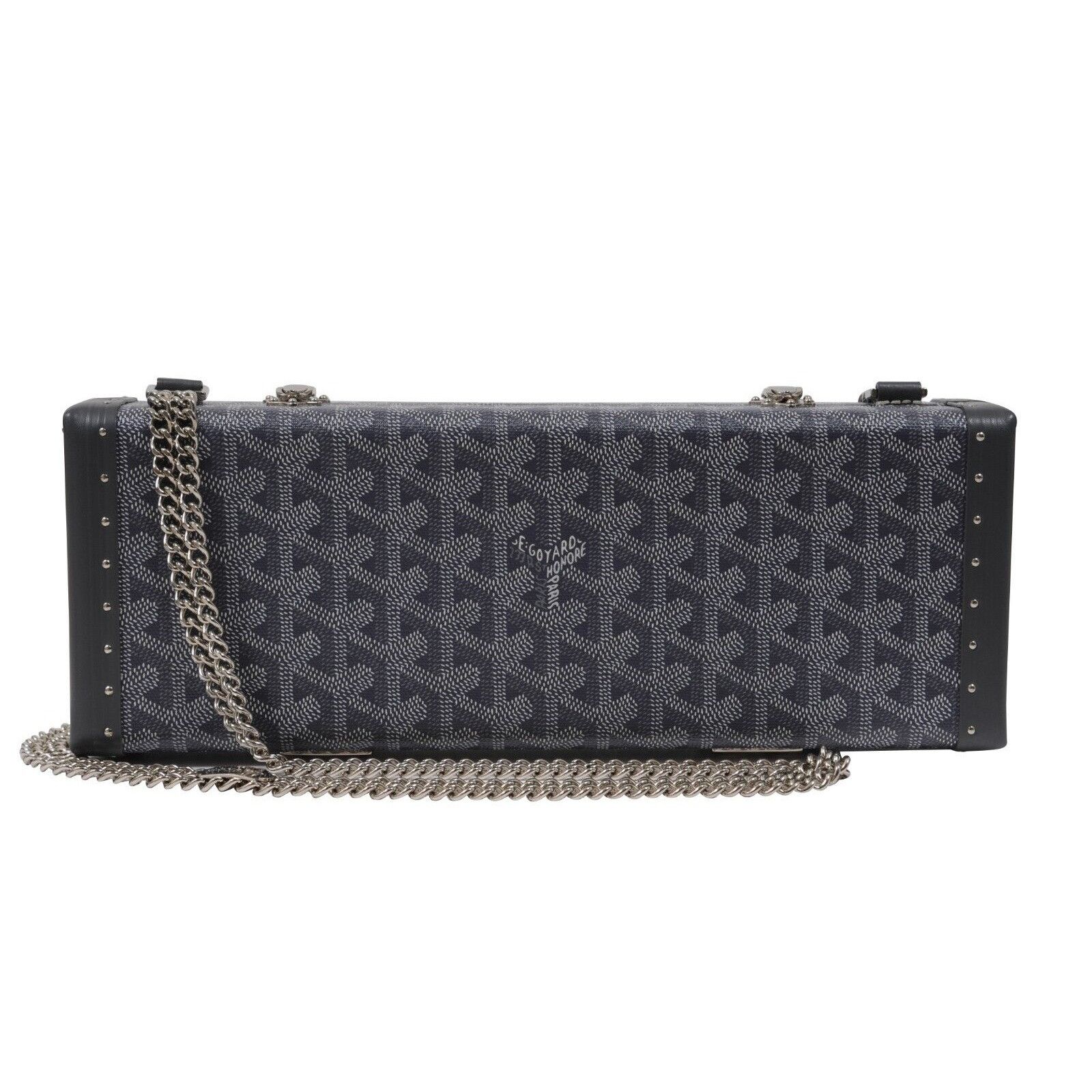 Goyard Saint Honore Trunk Bag Leather Gray Shoulder Rectangle Size ONE SIZE - 6 Thumbnail