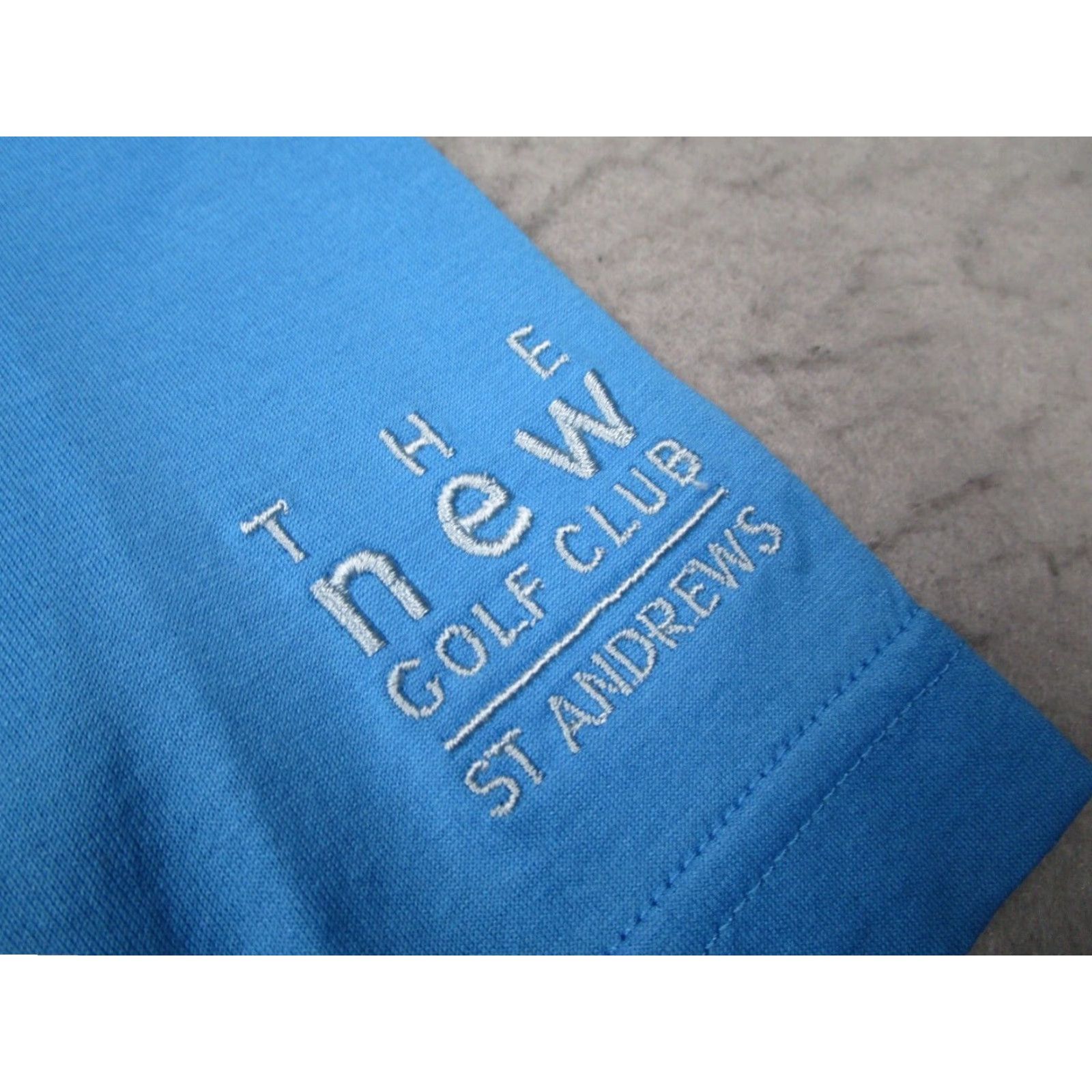 Vintage Glenmuir 1891 Polo Shirt Men Large Blue 2010 St Andrews Open Semper Nova Embroidered - Golf Size US L / EU 52-54 / 3 - 4 Thumbnail
