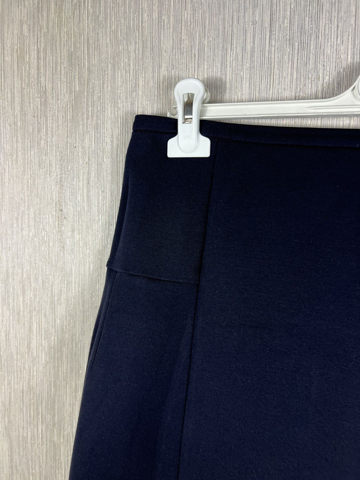 Jil Sander Jil Sander pencil navy skirt geometric avant garde casual Size 30" / US 8 / IT 44 - 8 Thumbnail