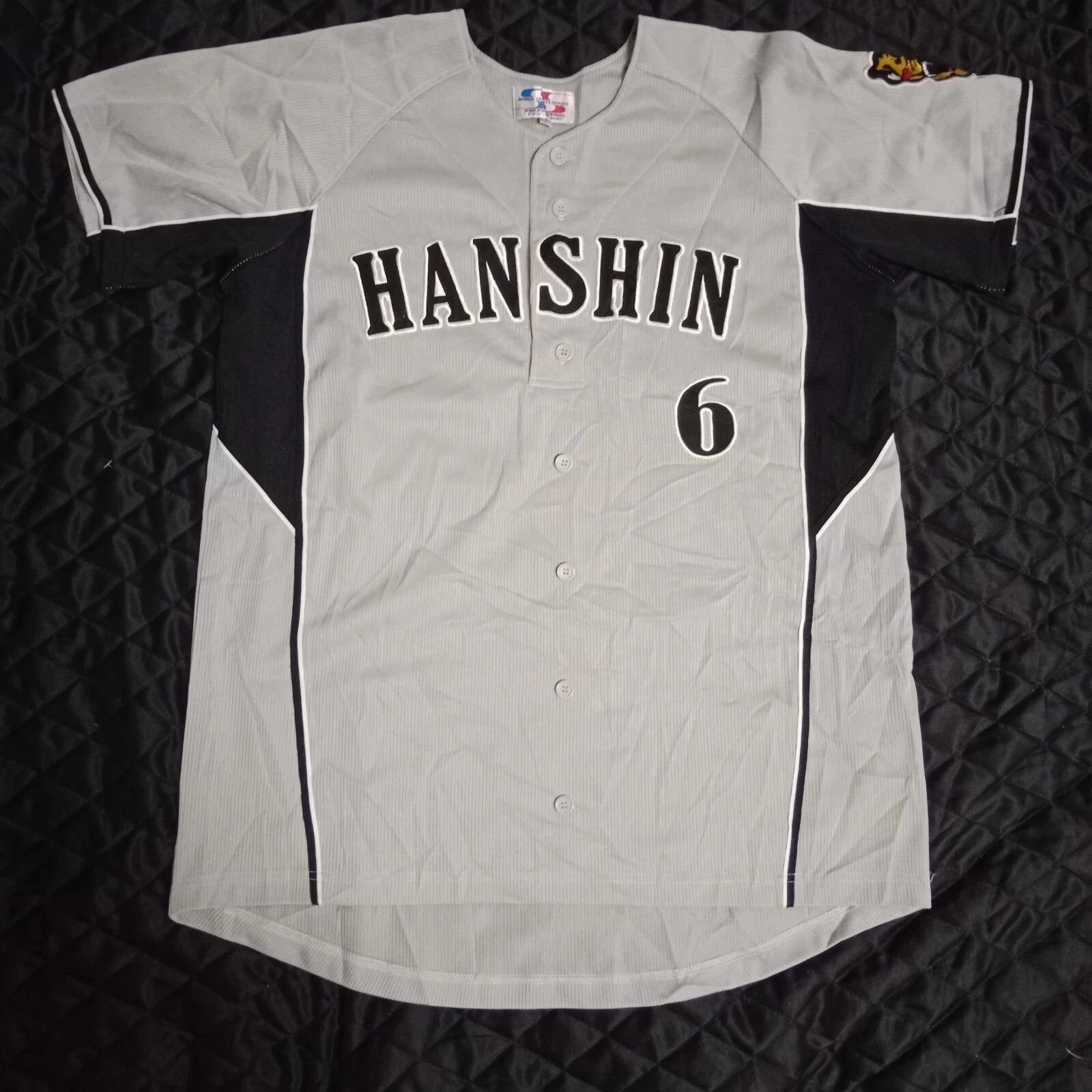 MLB Hanshin Tigers Tomoaki Kanemoto NPB Japanese Baseball Jersey Size US XL / EU 56 / 4 - 1 Thumbnail