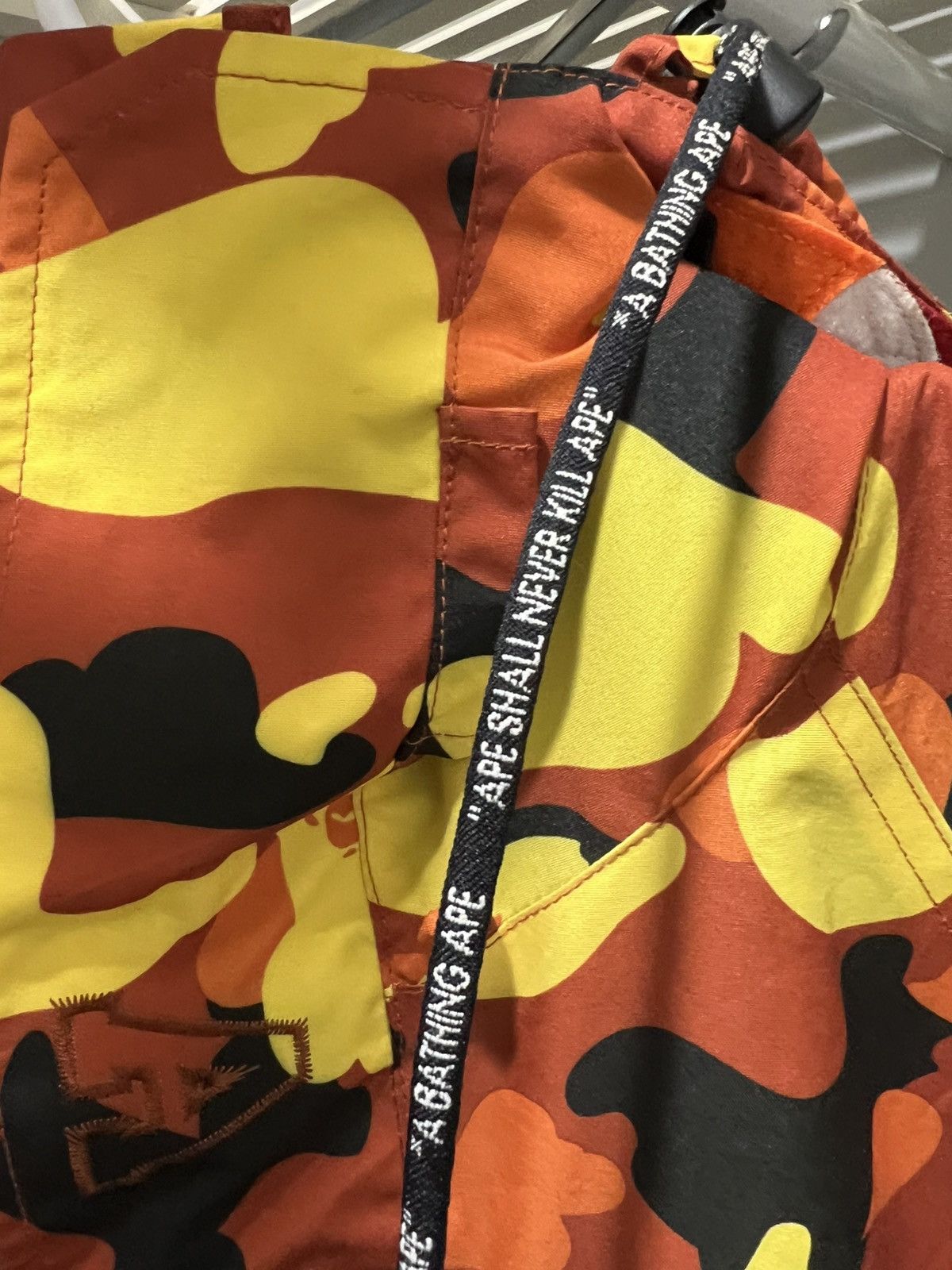 Bape BAPE Tiger hoodie snowboard jacket orange camo Size US M / EU 48-50 / 2 - 5 Thumbnail