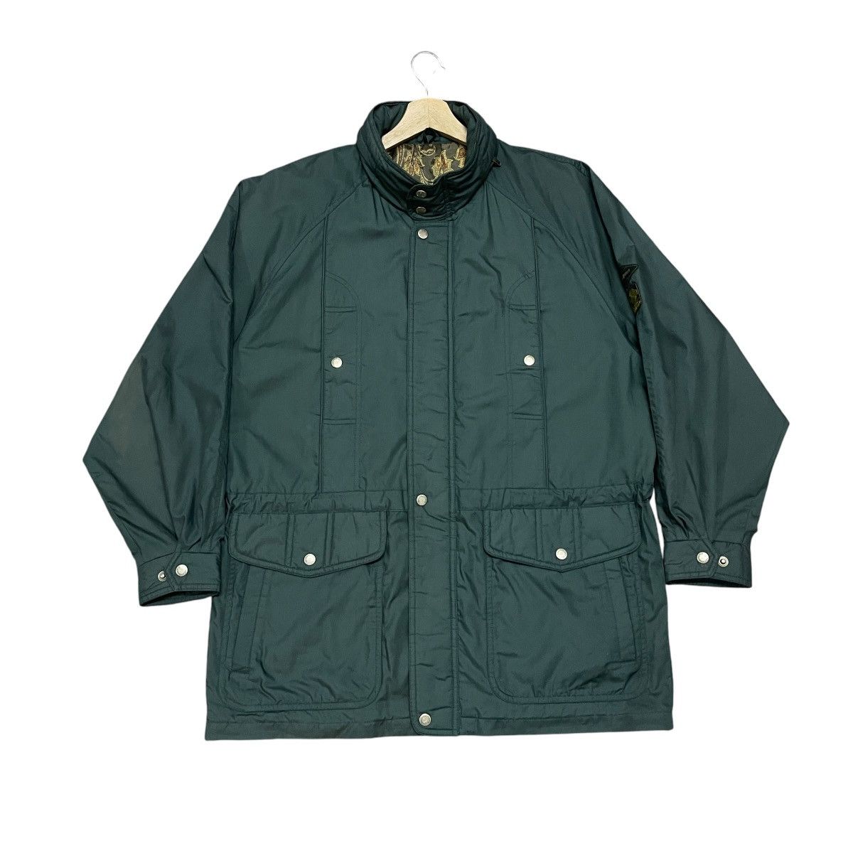 Yves Saint Laurent Vintage 90s YSL Pour Homme Goose Down Utility Parka Jacket Size US M / EU 48-50 / 2 - 2 Thumbnail