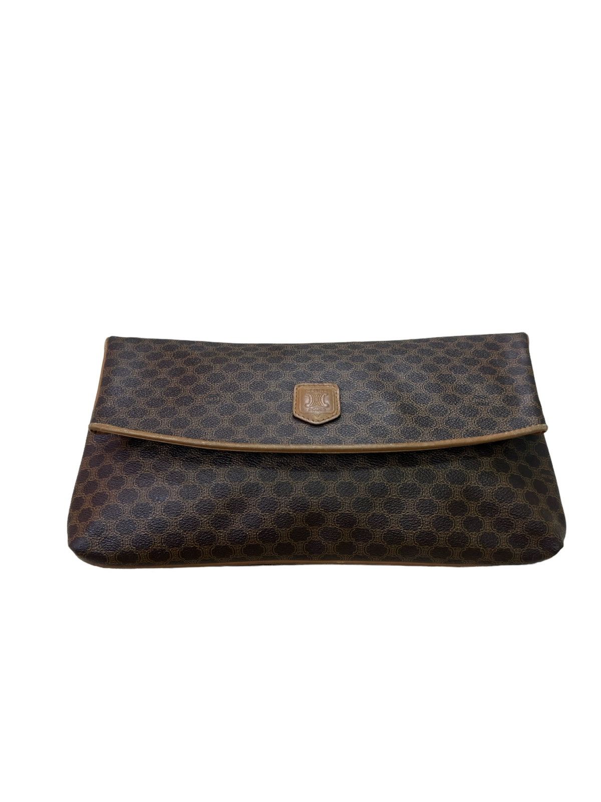 AUTHENTIC VINTAGE CELINE MACADAM CLUTCH BAG