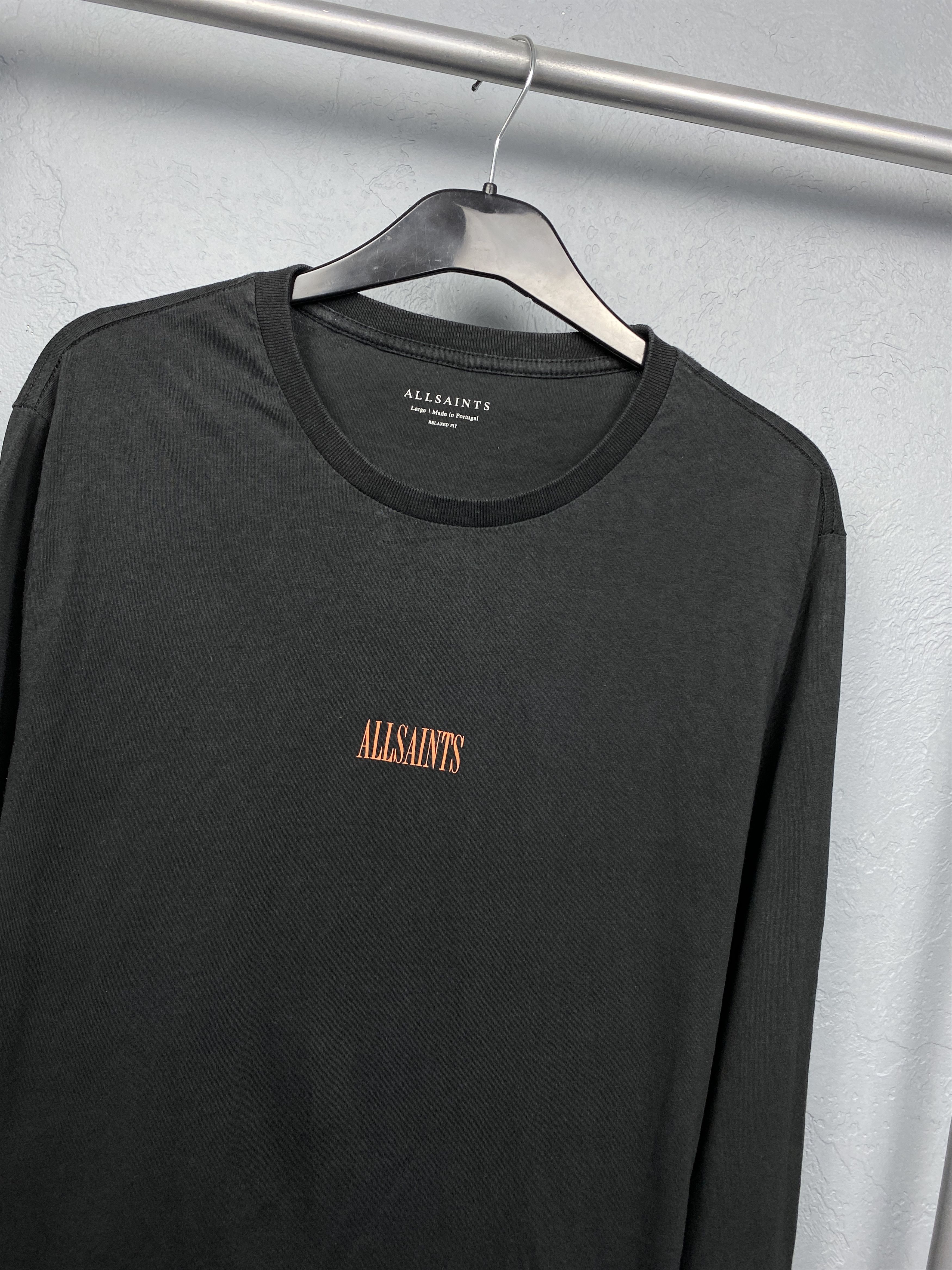 Allsaints Allsaints Mens Vertice Long Sleeve T-Shirt Size US L / EU 52-54 / 3 - 2 Thumbnail