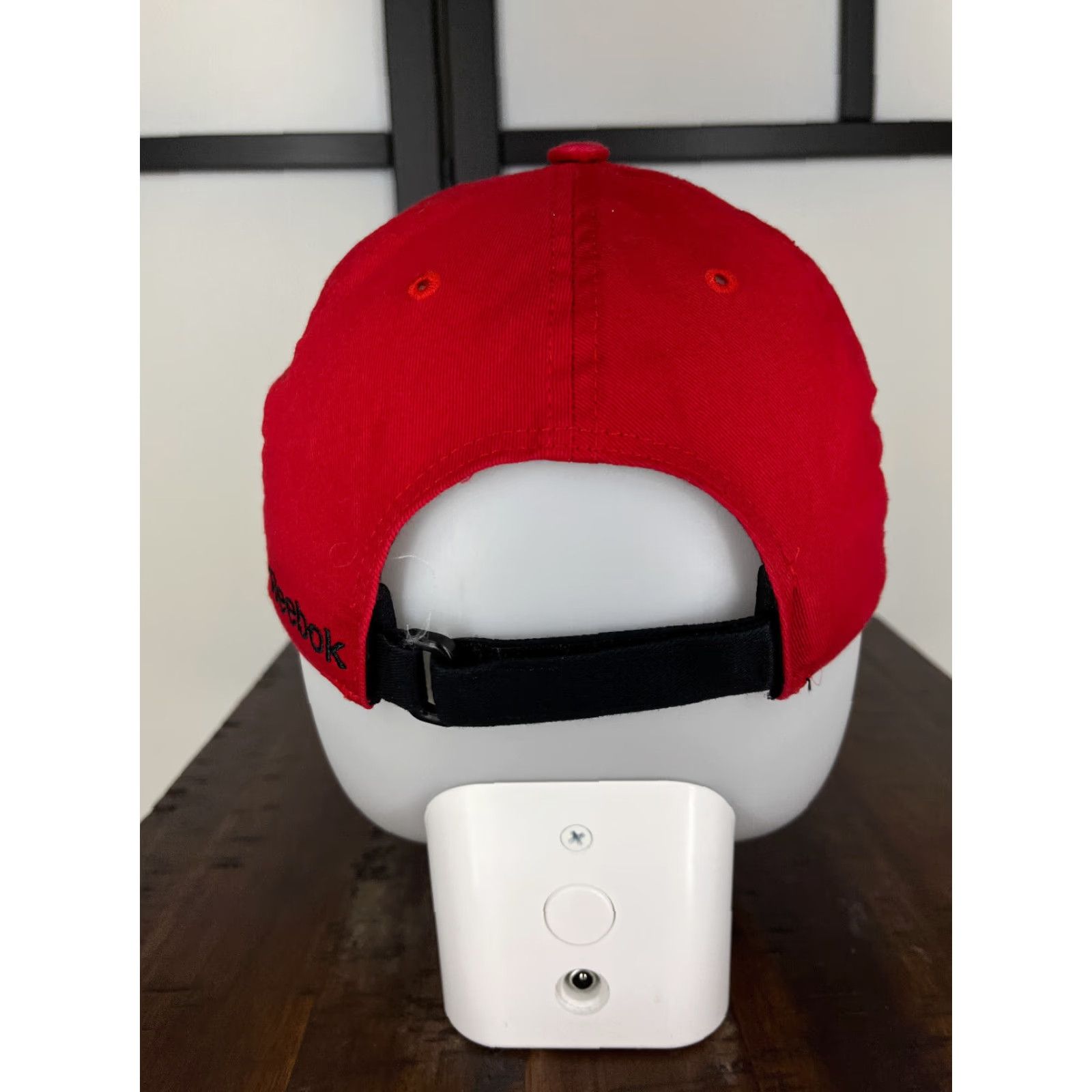 Reebok VINTAGE Reebok Hat Cap Baseball One Size Red Cotton Twill Obstacle Course Race Logo Adjustable Unisex Adults Size ONE SIZE - 6 Thumbnail