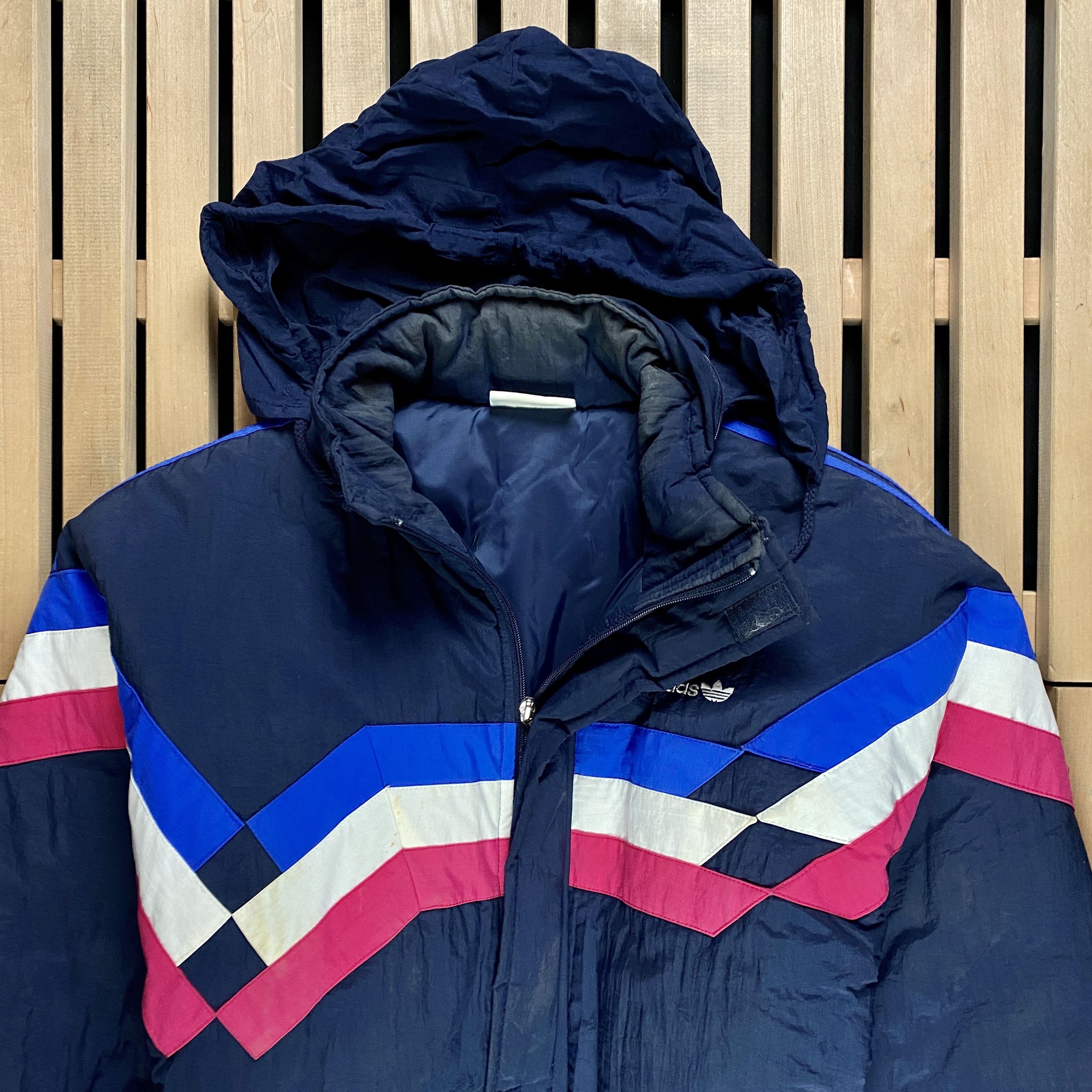 Adidas × Vintage Mens Vintage Parka Jacket Adidas Size 42/44 Polyamide Size US M / EU 48-50 / 2 - 2 Thumbnail