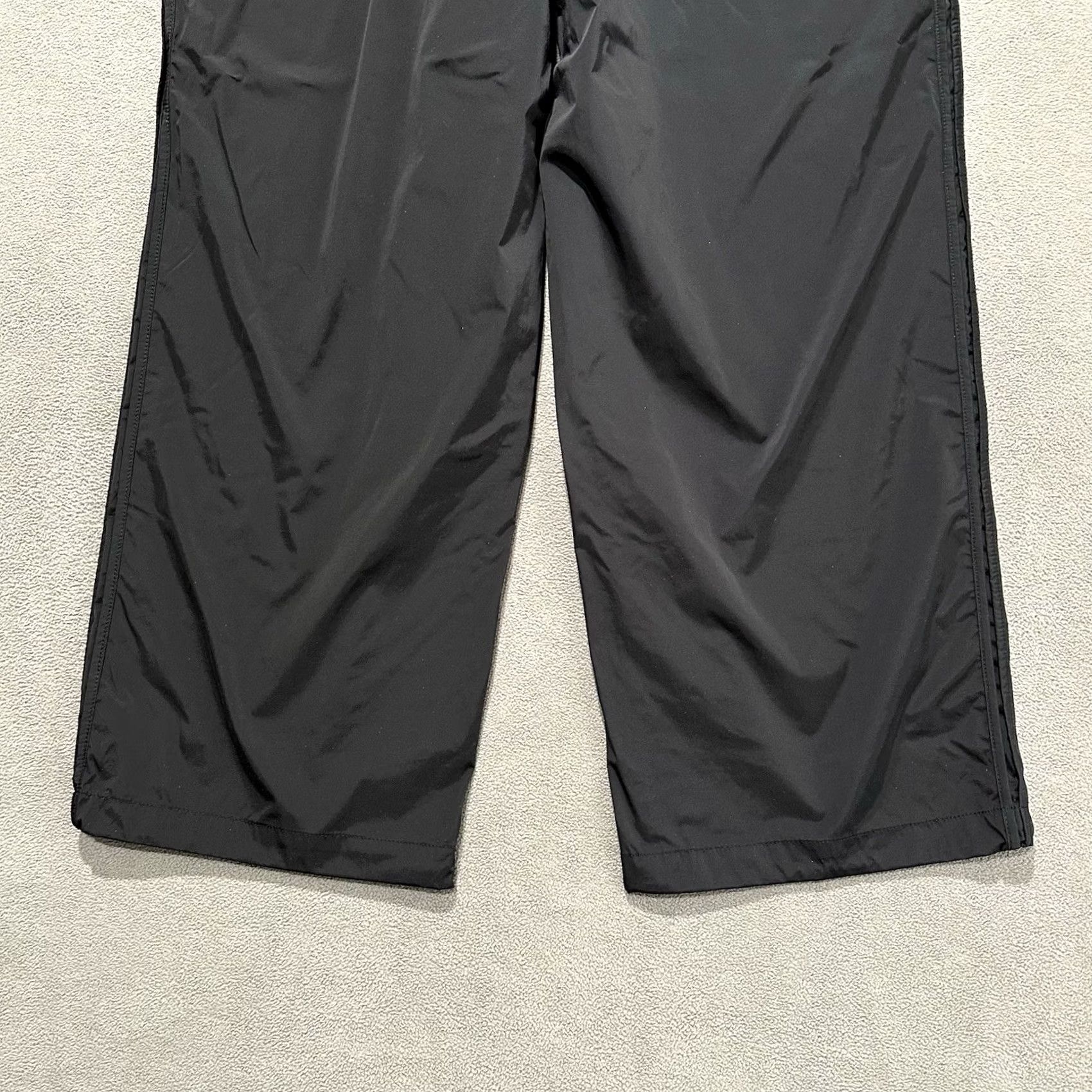 Athleta Athleta Rise Pant Womens Large Black Lightweight Nylon Bungee Hem Work Travel Size 36" / US 14 / IT 50 - 6 Thumbnail