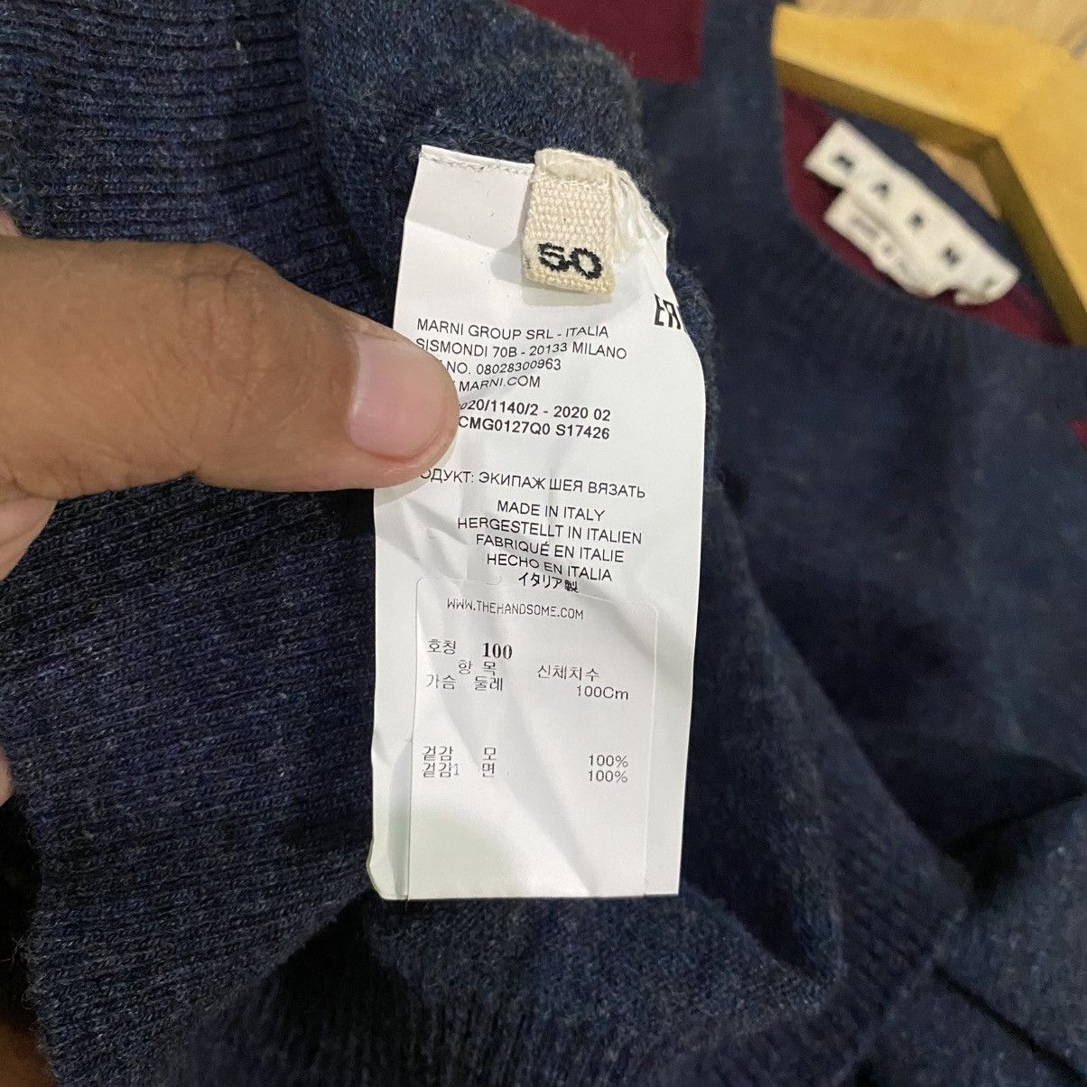 Marni Sweater knit marni Size US M / EU 48-50 / 2 - 5 Thumbnail