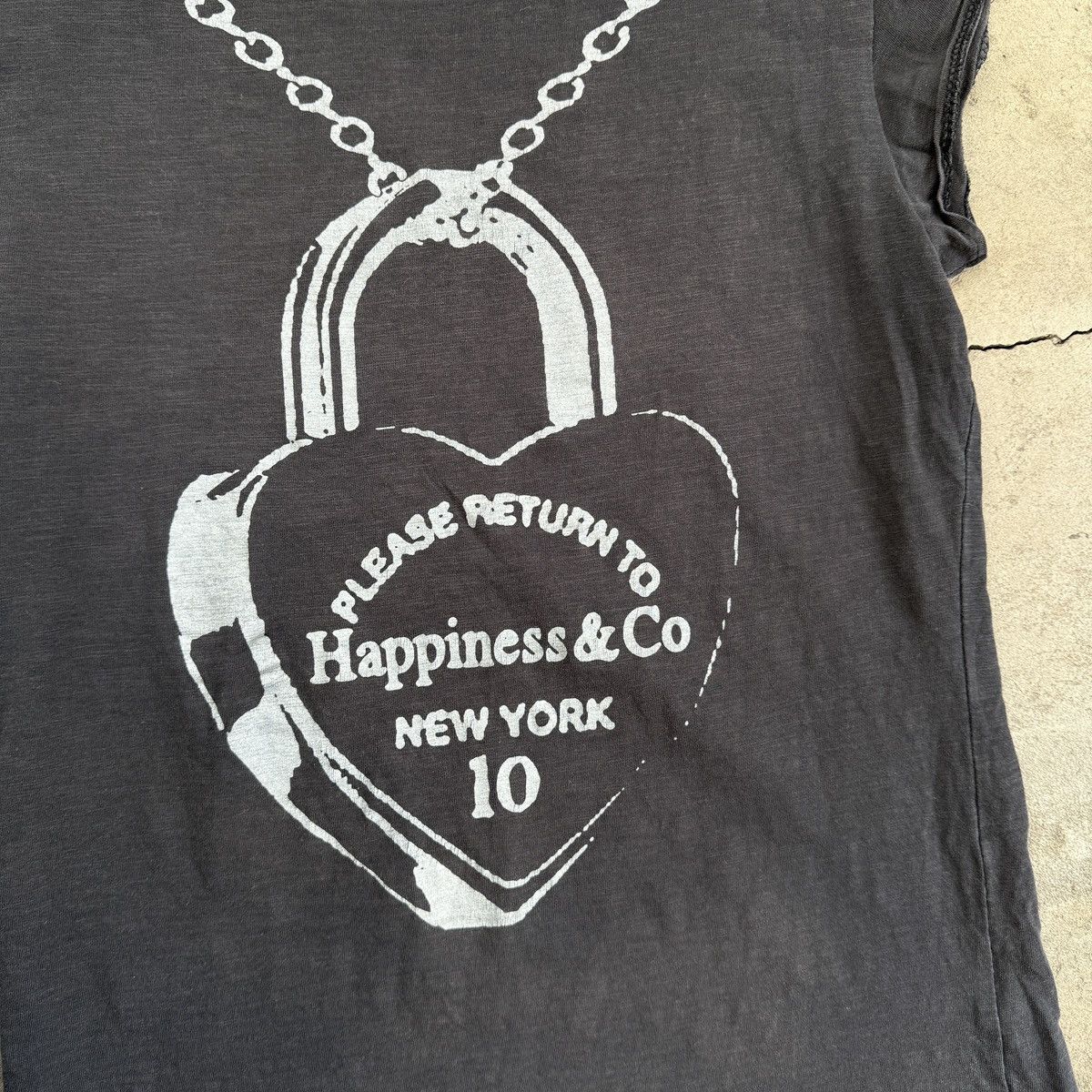 20471120 Happiness Gray Cotton Printed T-Shirt Size M / US 6-8 / IT 42-44 - 4 Thumbnail