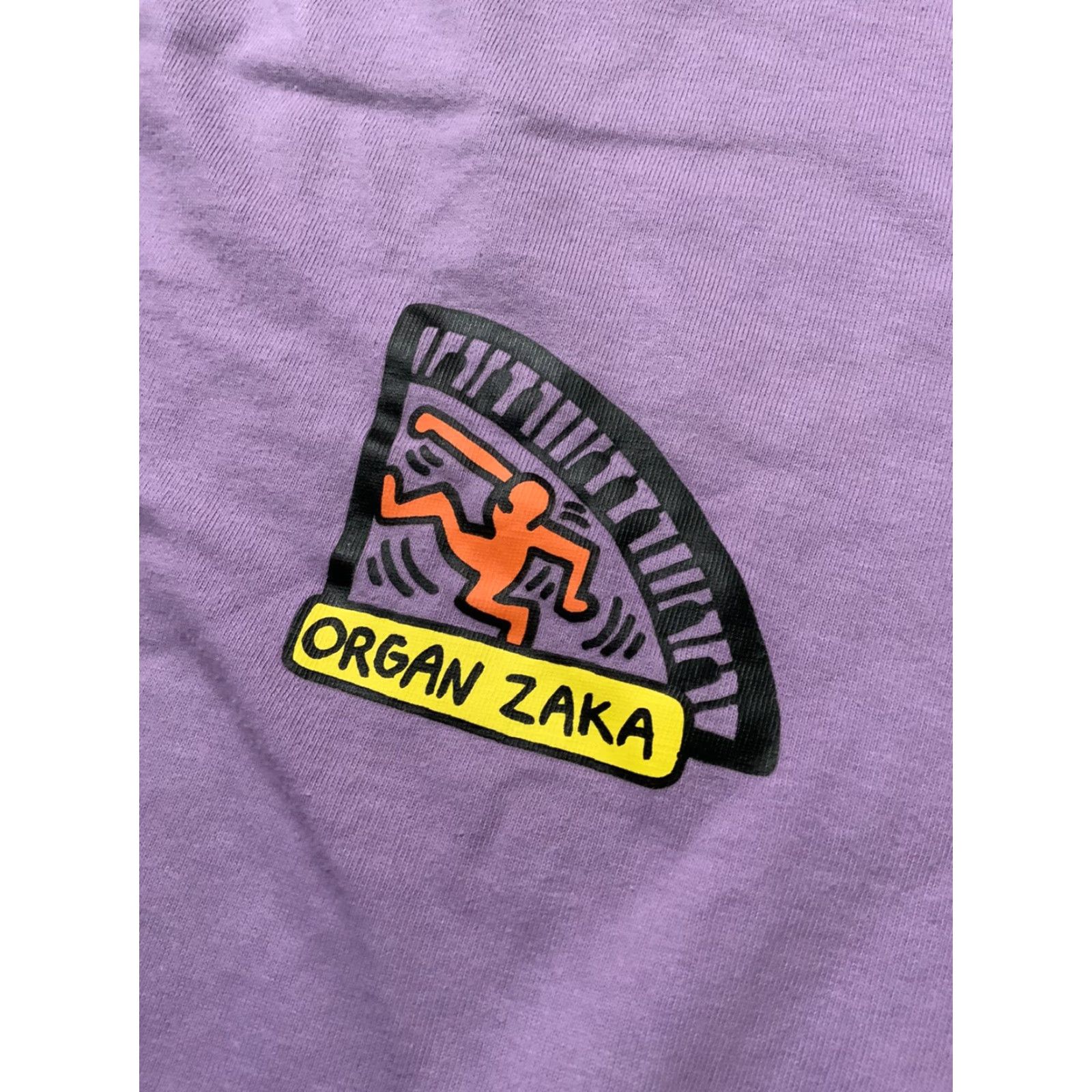 Uniqlo VINTAGE Uniqlo X Keith Haring Organ Zaka Tokyo Pop Art Purple Crewneck T-Shirt Sz. S Mens Purple Crew Neck T-Shirt 90s/Pop Art Size US S / EU 44-46 / 1 - 2 Thumbnail