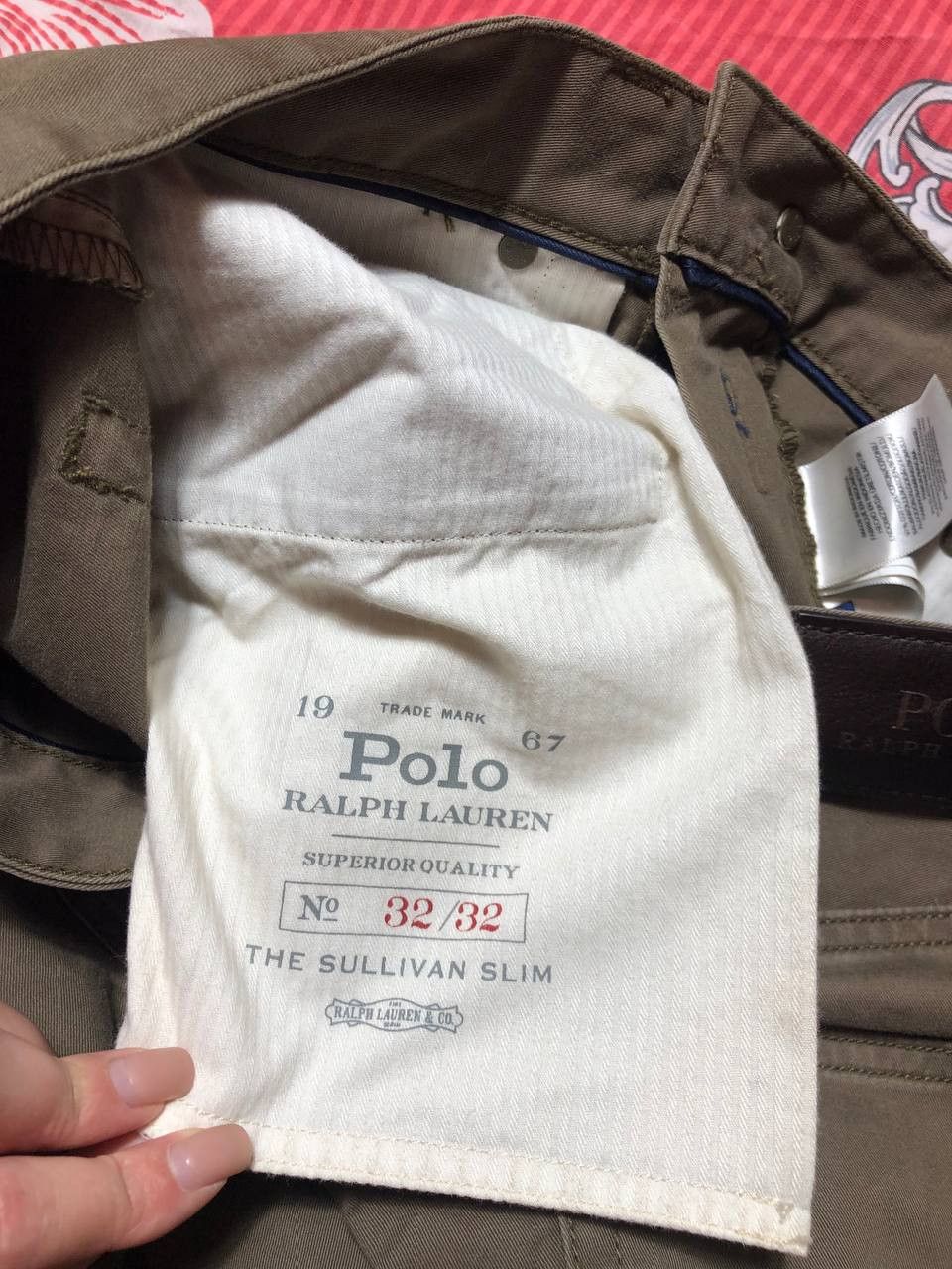 Polo Ralph Lauren Dirty Painted Distressed Thrashed Faded Baggy Jeans Y2K Size US 32 / EU 48 - 5 Thumbnail