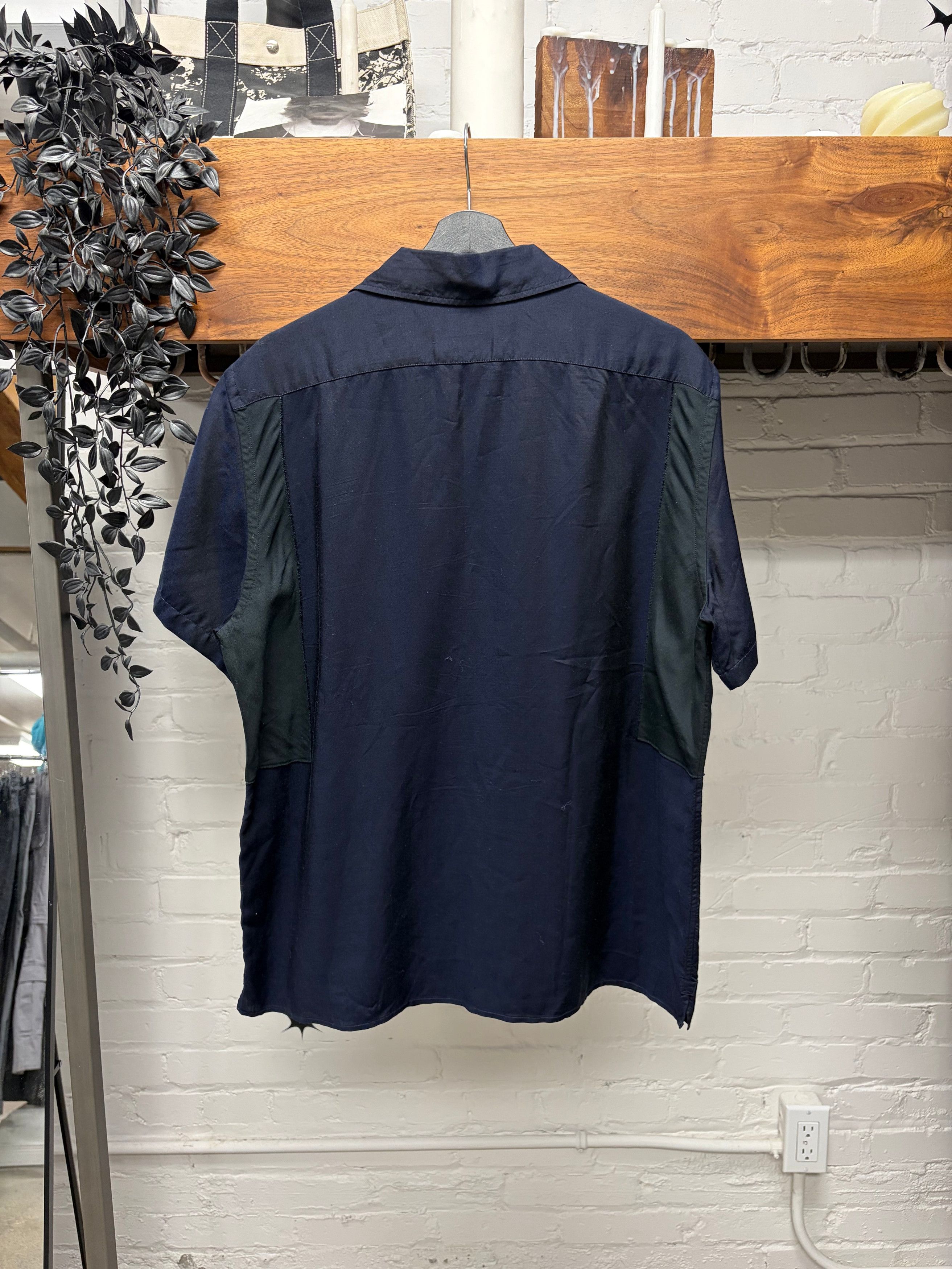 Lanvin Lanvin Color-Blocked Camp Collar Short Sleeve Button Up Shirt Size US M / EU 48-50 / 2 - 3 Thumbnail