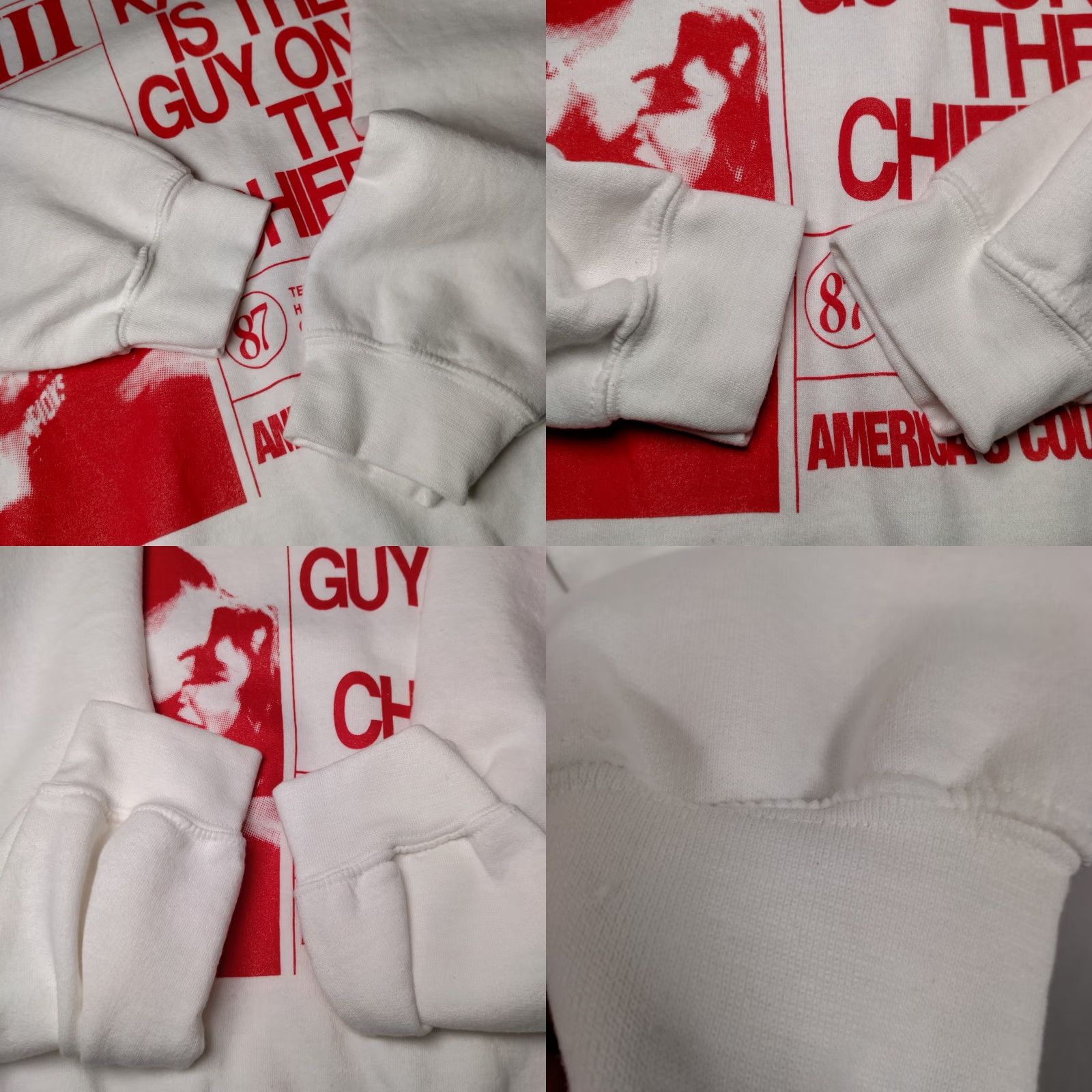 Gildan Swiftie Sweatshirt M White Graphic Love Karma Engaged Romance Unisex Adults Pullover Crew Neck Long Sleeve Gildan Heavy Blend Size US M / EU 48-50 / 2 - 9 Thumbnail