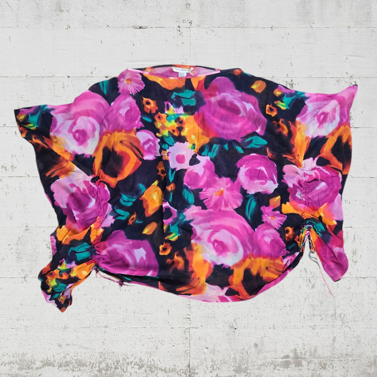 St. John St John Floral Silk Blend Swim Suit Cover Up Size Small Size S / US 4 / IT 40 - 2 Thumbnail
