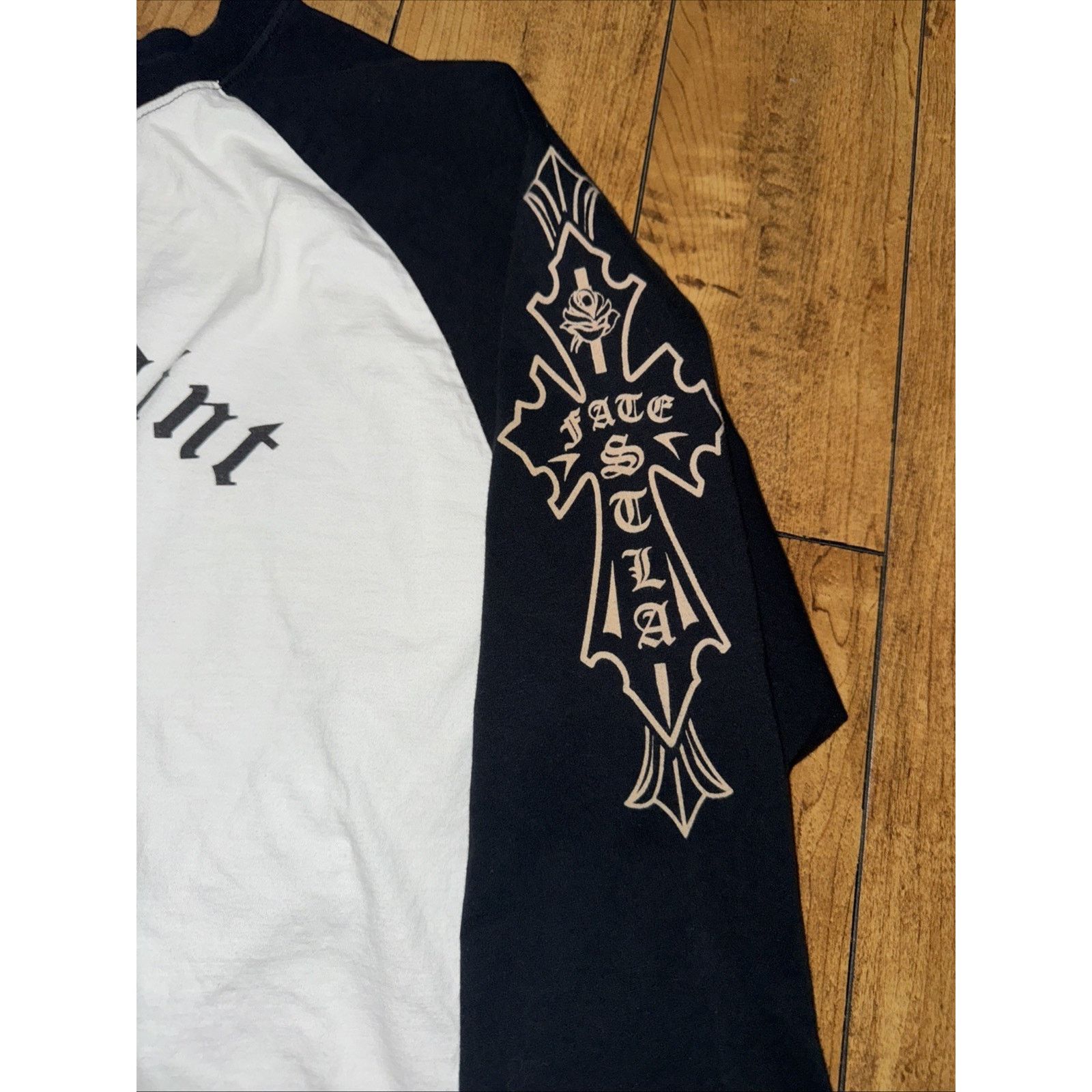 Hypebeast × Vintage Street Saint 3/4 Sleeve T-Shirt White XL 21x28 Size US XL / EU 56 / 4 - 3 Thumbnail