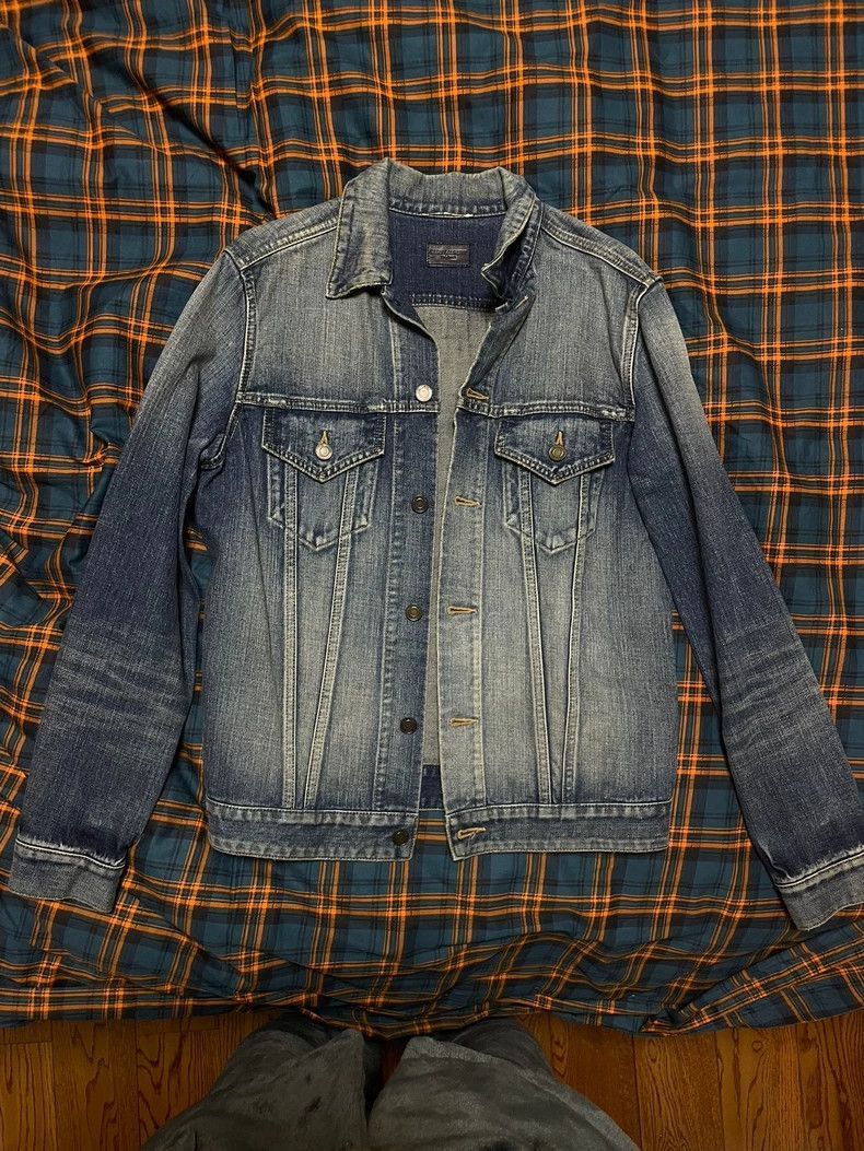 Saint Laurent Paris Saint Laurent Denim Jacket in Shark Blue-2506 Size US M / EU 48-50 / 2 - 1 Thumbnail