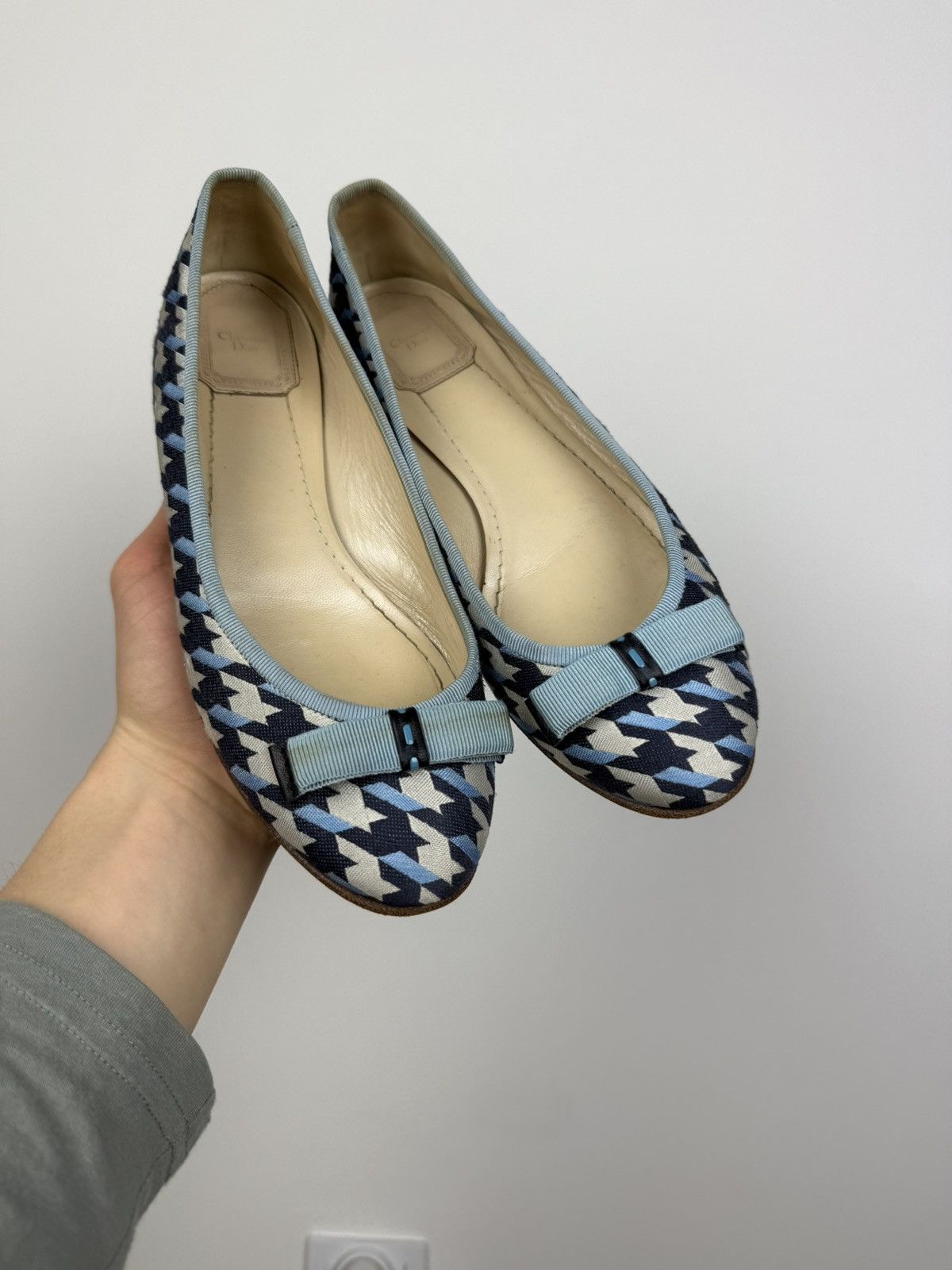 Dior × Vintage *sz37* DIOR CD Ballet Flats Y2k vintage Size US 7 / IT 37 - 4 Thumbnail