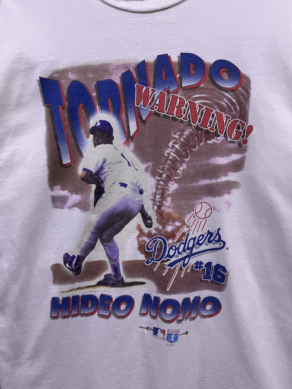 MLB VINTAGE 1996 AMERICAN BASEBALL MLB TORNADO DODGERS HIDEONOMO Size US L / EU 52-54 / 3 - 2 Thumbnail