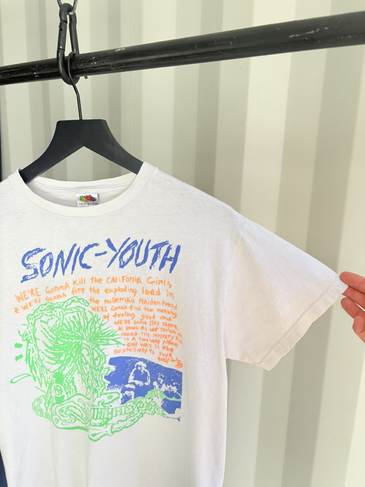 Band Tees Vintage Sonic Youth Shirt Faded Distressed GRUNGE Band Size US M / EU 48-50 / 2 - 3 Thumbnail