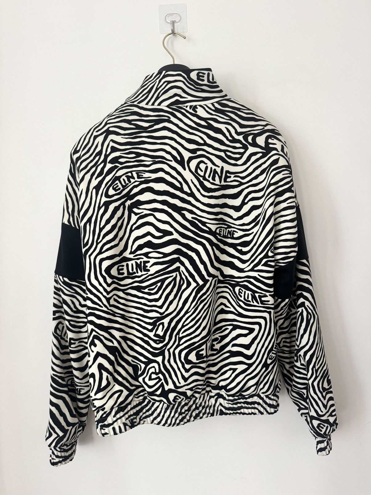 Celine Celine Animal Print Tracksuit Jacket Zebra/Black/Red Size L Size US L / EU 52-54 / 3 - 2 Thumbnail