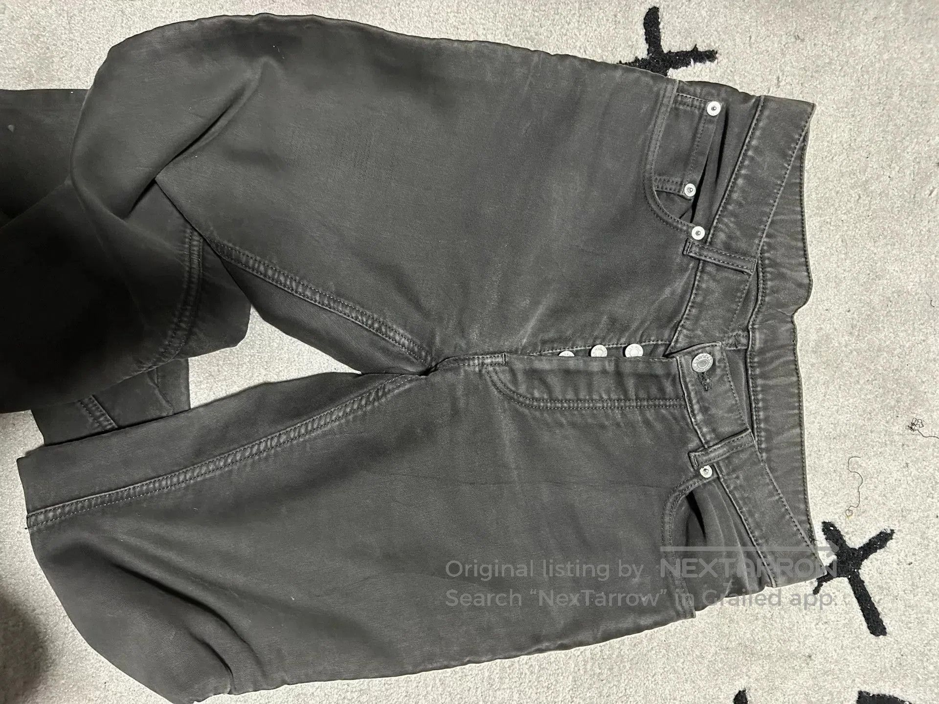 Helmut Lang Helmut Lang Black Denim Pants Size 30. Size US 30 / EU 46 - 3 Thumbnail