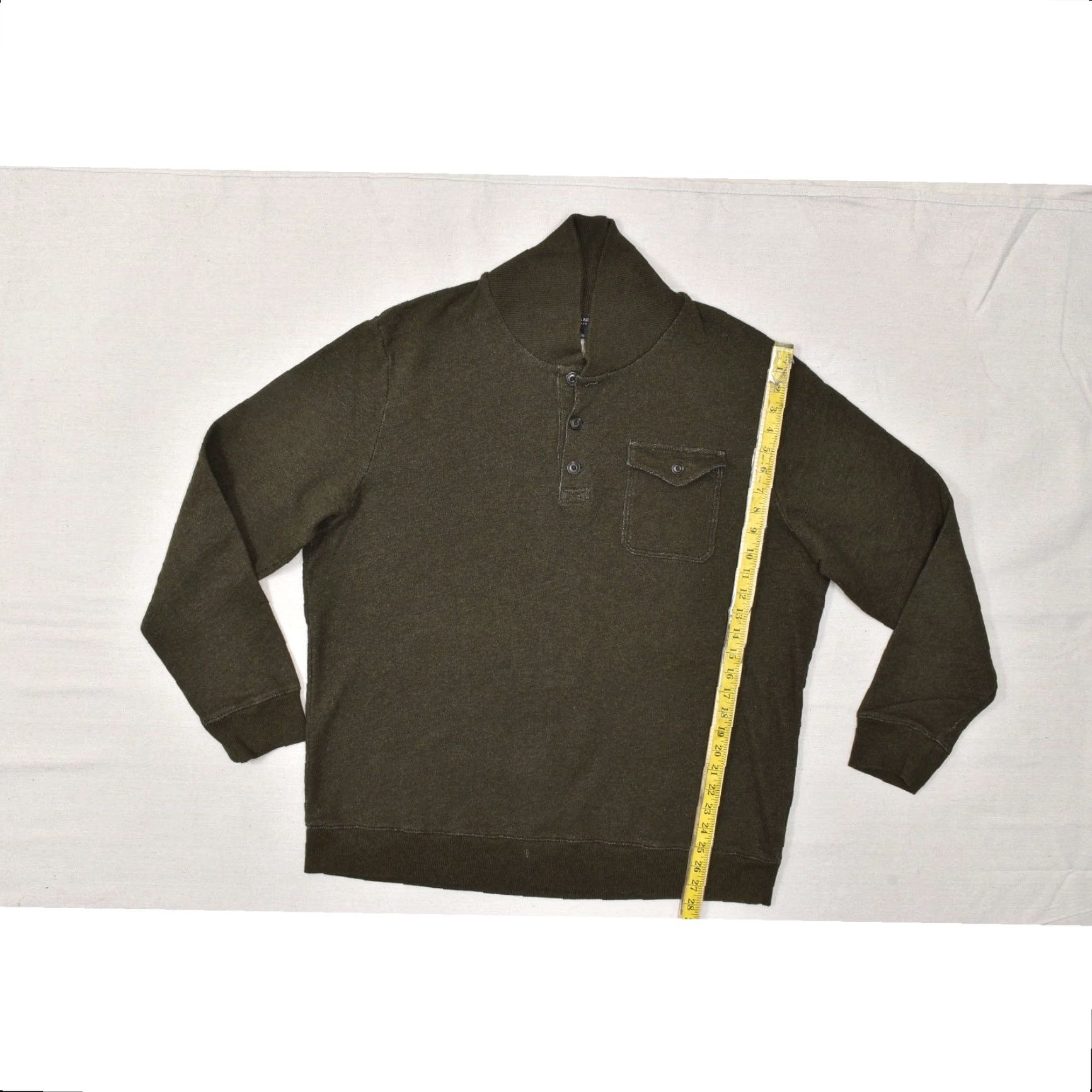 Banana Republic VINTAGE? No. Banana Republic Men Brown Ribbed Shawl Collar Sweater Regular Size XXL Cotton Size US XXL / EU 58 / 5 - 2 Thumbnail