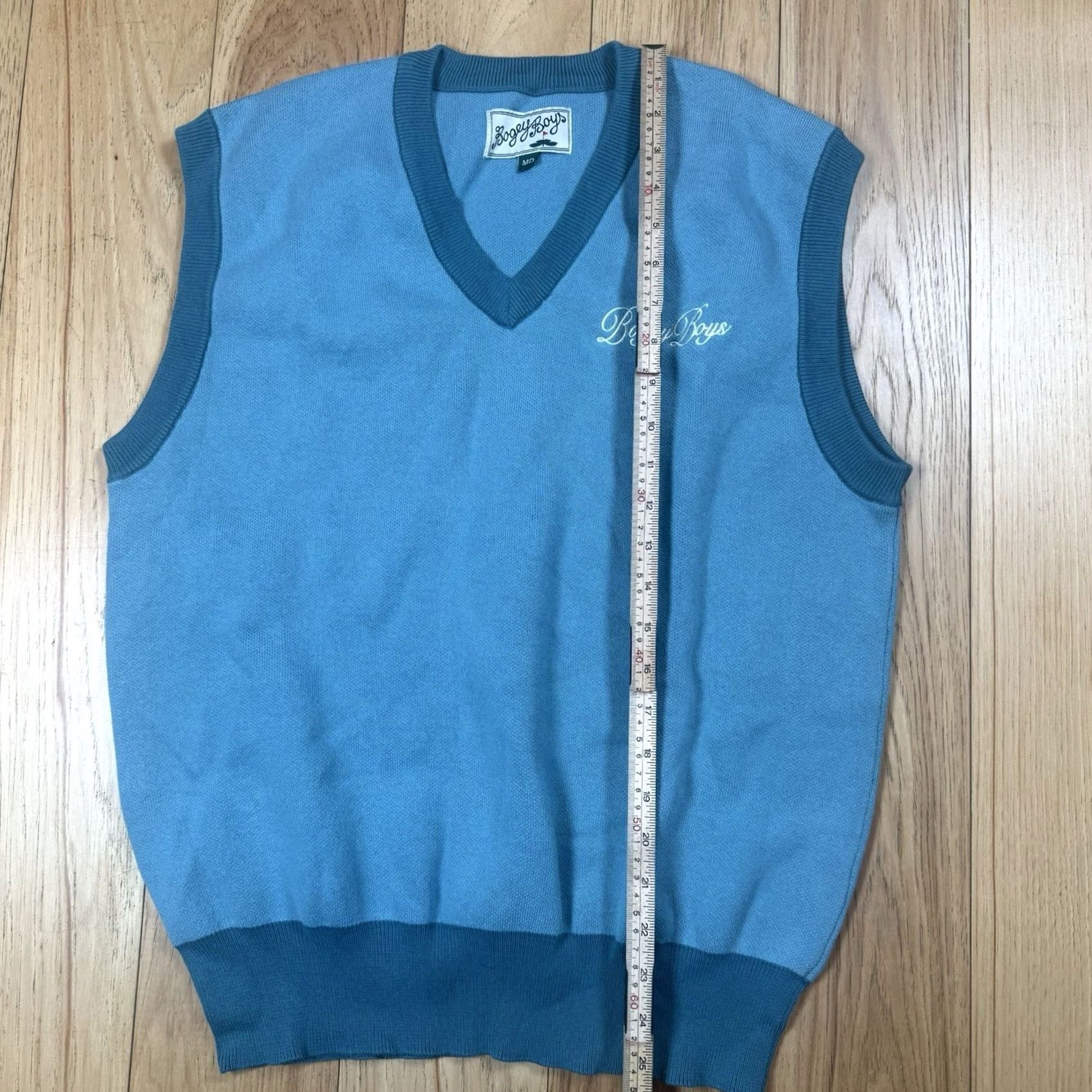 Vintage Bogey Boys Sweater Vest Mens V-Neck Blue Preppy Golf 2XL Northwest? NWOT Size US XXL / EU 58 / 5 - 6 Thumbnail