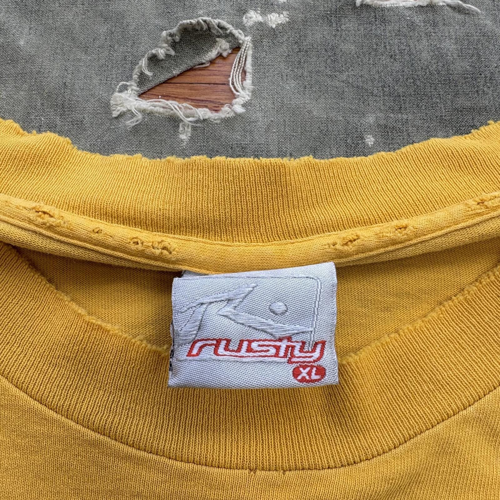 Rusty Vintage 90s Y2K Distressed Rusty Skate Surf Grunge Shirt Size US XL / EU 56 / 4 - 5 Thumbnail