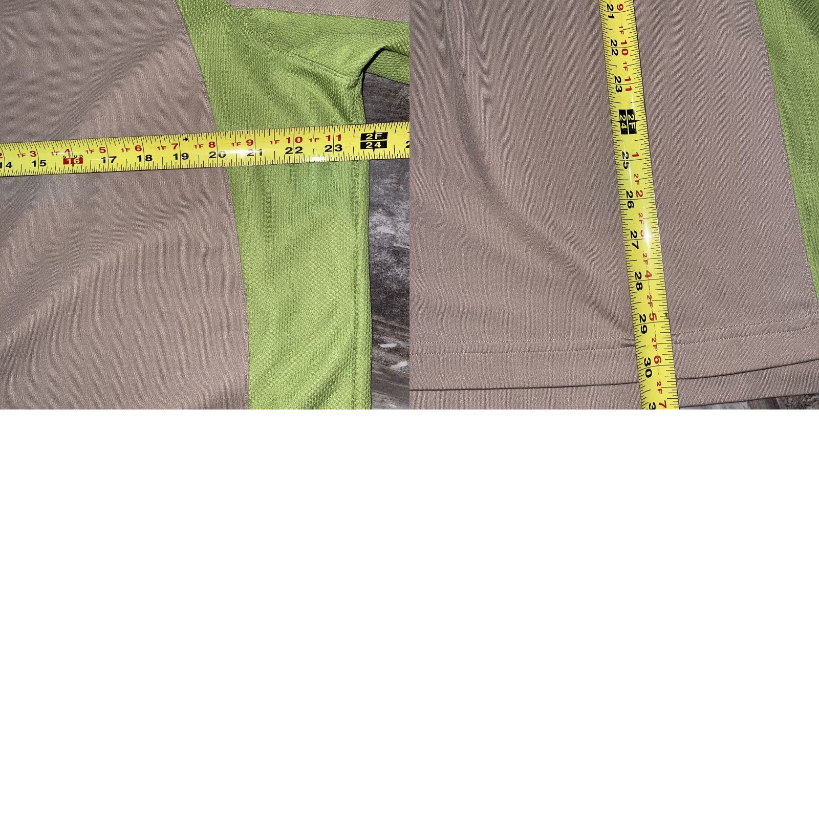 Under Armour Under Armour Polo Shirt Men XL Short Sleeve Stretch HeatGear Golf Tan Beige Lime Green Size US XL / EU 56 / 4 - 8 Thumbnail