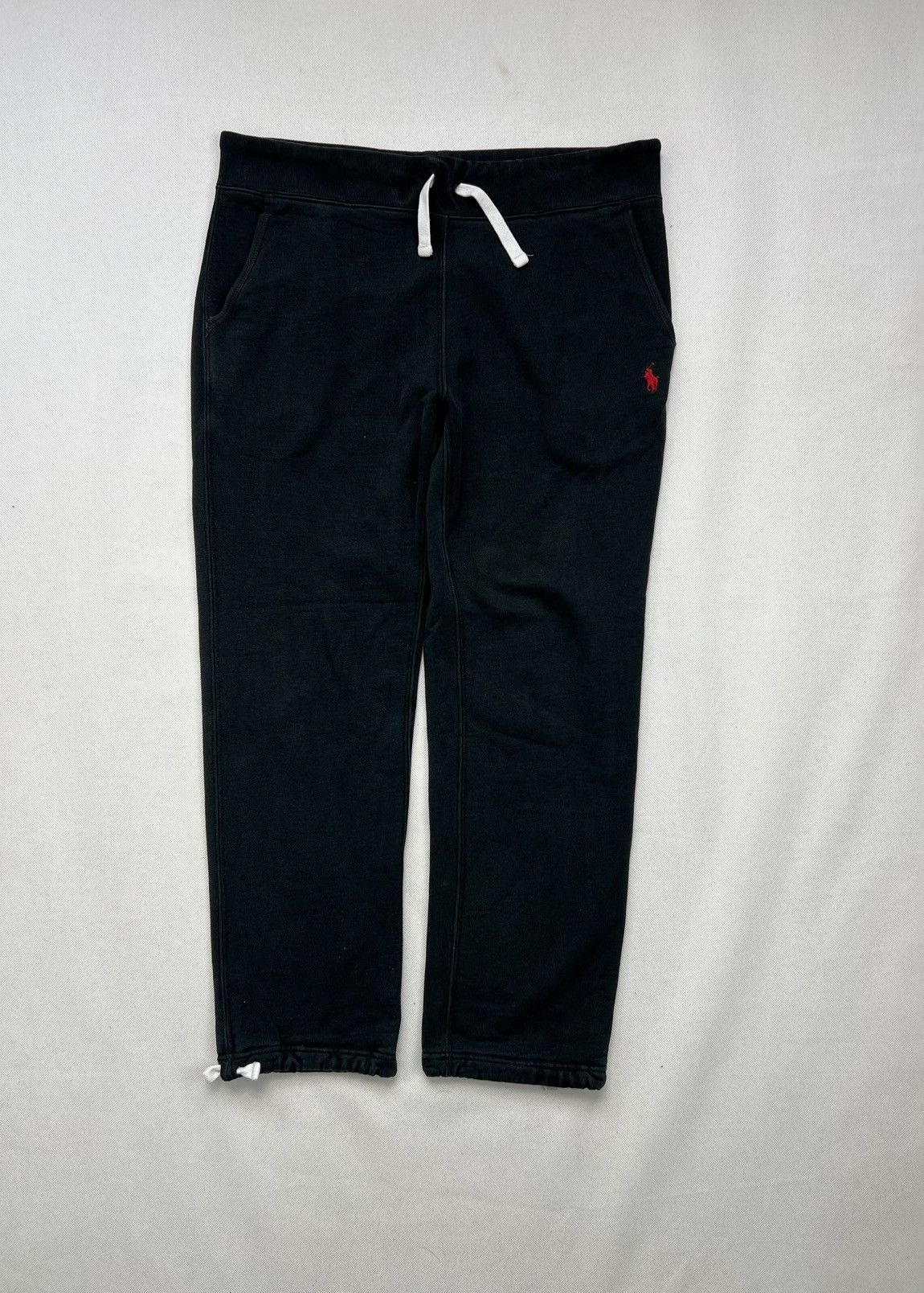 Polo Ralph Lauren Pants Polo Ralph Lauren Black Vintage Cotton Size US 31 - 2 Thumbnail
