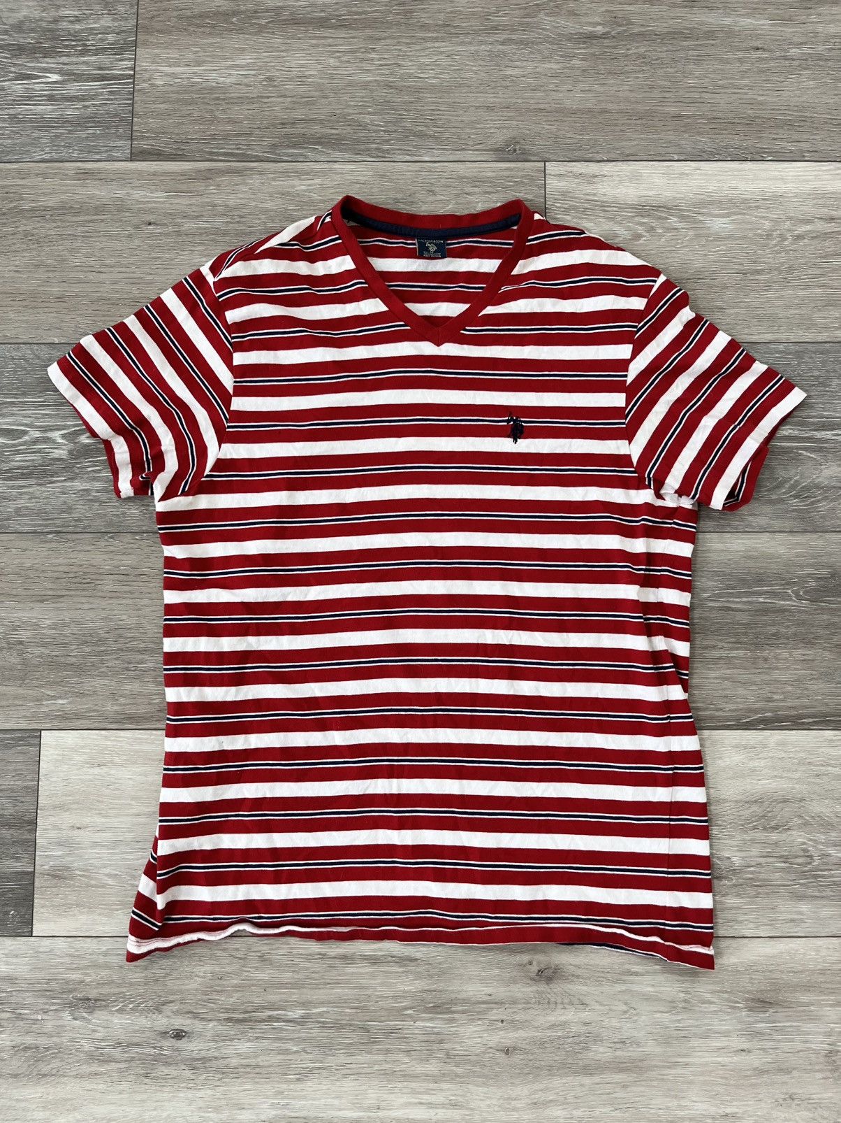 U.S. Polo Assn. U.S. Polo Assn. Striped T-Shirt Size US M / EU 48-50 / 2 - 1 Thumbnail