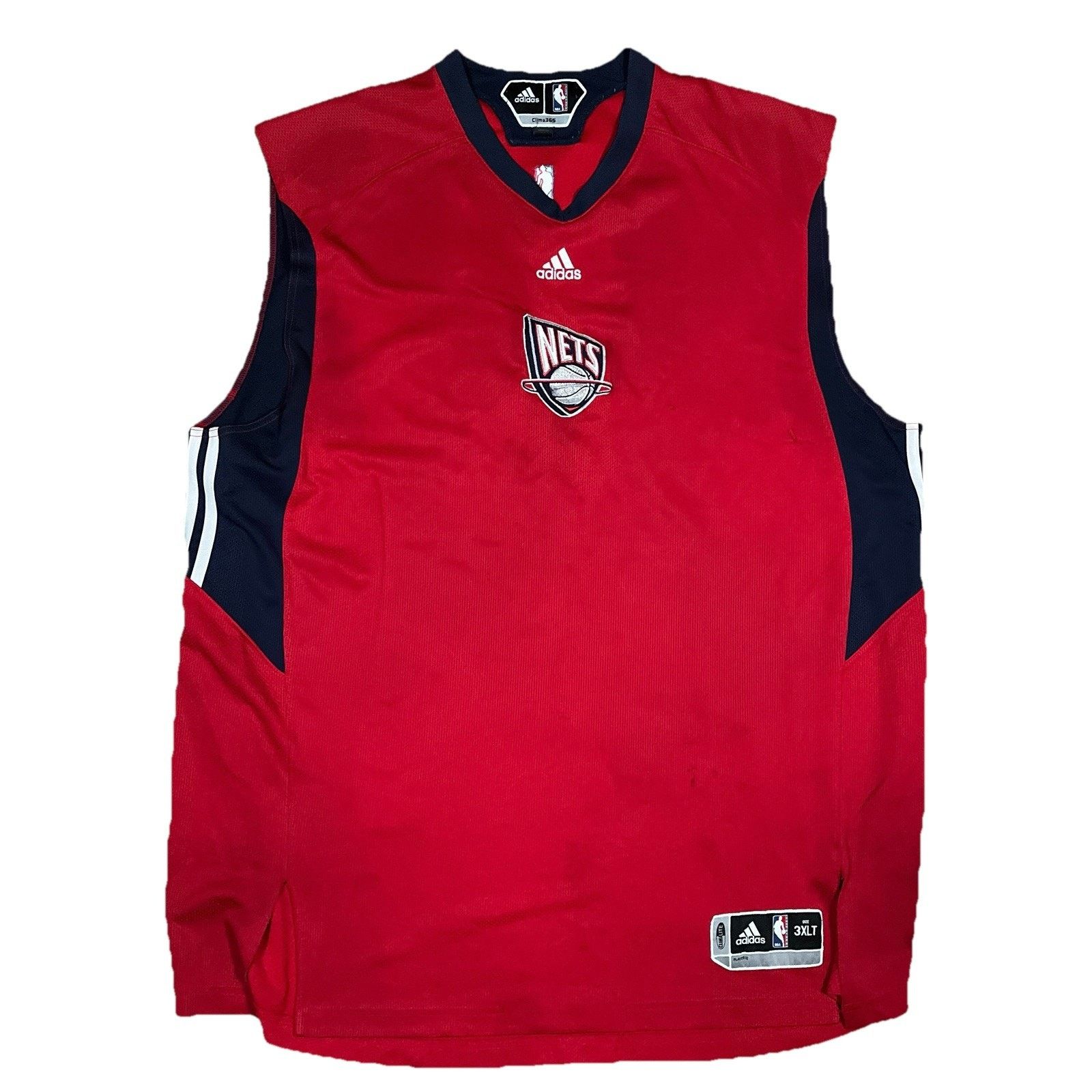 Adidas New Jersey Nets Adidas Jersey NBA Basketball 3XLT FLAWS Size US XXL / EU 58 / 5 - 1 Thumbnail