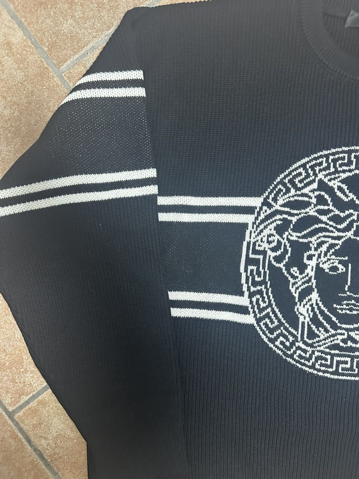 Versace Versace Black Sweatshirt Size US XL / EU 56 / 4 - 4 Thumbnail