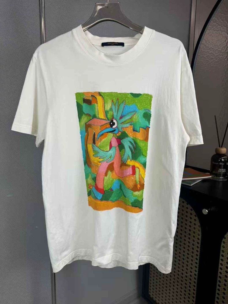 Louis Vuitton Louis Vuitton Little Dragon Man Comic Doodle Short Sleeves Size US L / EU 52-54 / 3 - 5 Thumbnail