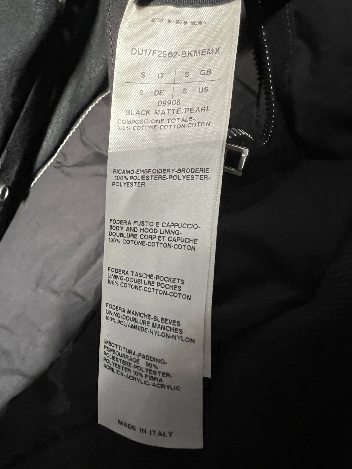 Rick Owens RICK OWENS Padded Fishtail Parka in Black Denim Size US S / EU 44-46 / 1 - 7 Thumbnail