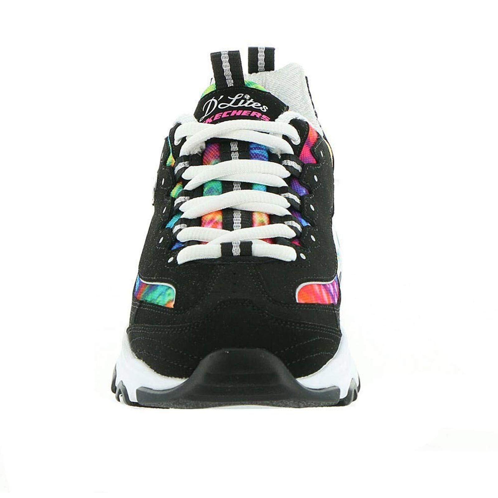 SKECHERS Womens Skechers D'Lites 5 WIDE Summer Fiesta Memory Foam NEW Size US 5 / IT 35 - 3 Thumbnail
