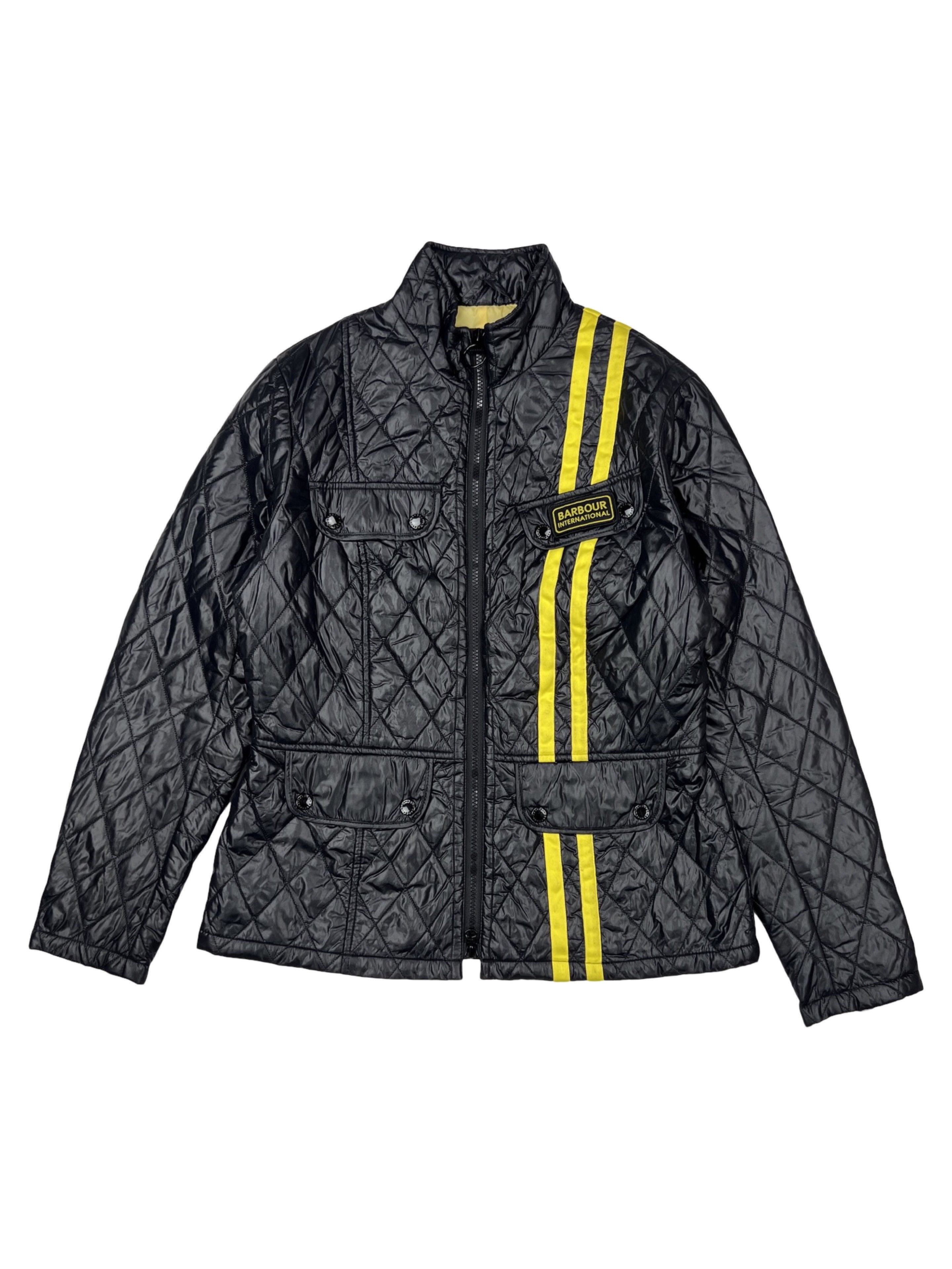 Barbour Barbour International Glazed GB National Quilted Jacket Size M / US 6-8 / IT 42-44 - 1 Thumbnail