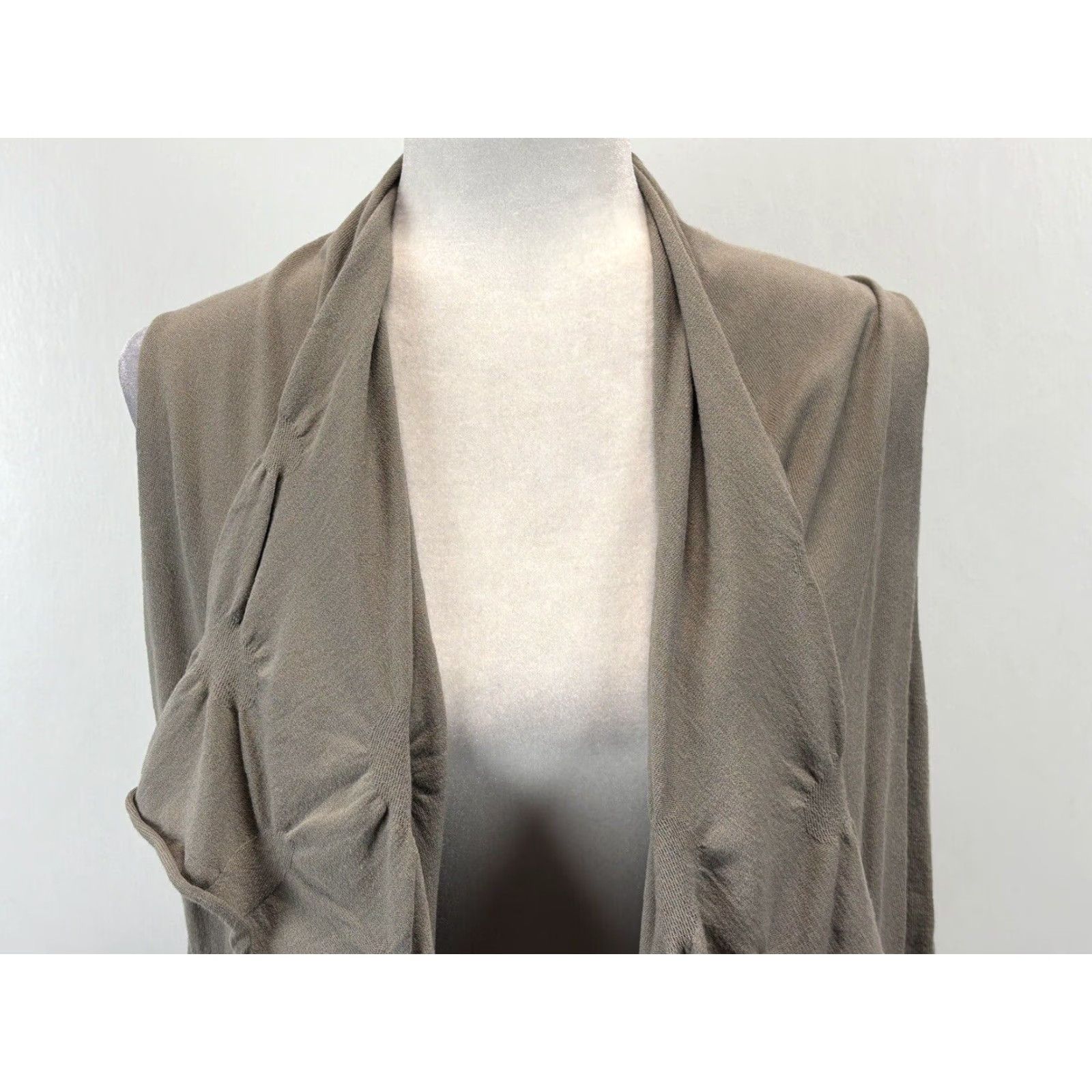 Vintage Lafayette 148 Knit Vest Womens Large Grey Brown Size L / US 10 / IT 46 - 5 Thumbnail