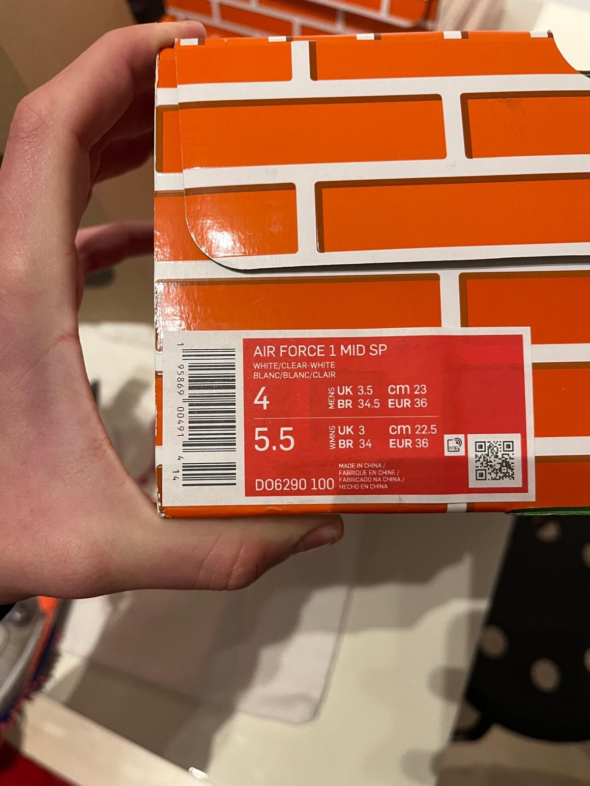 Nike × Off-White Nike Air Force 1 Mid Off-White 36 Size US 5 / IT 35 - 12 Thumbnail